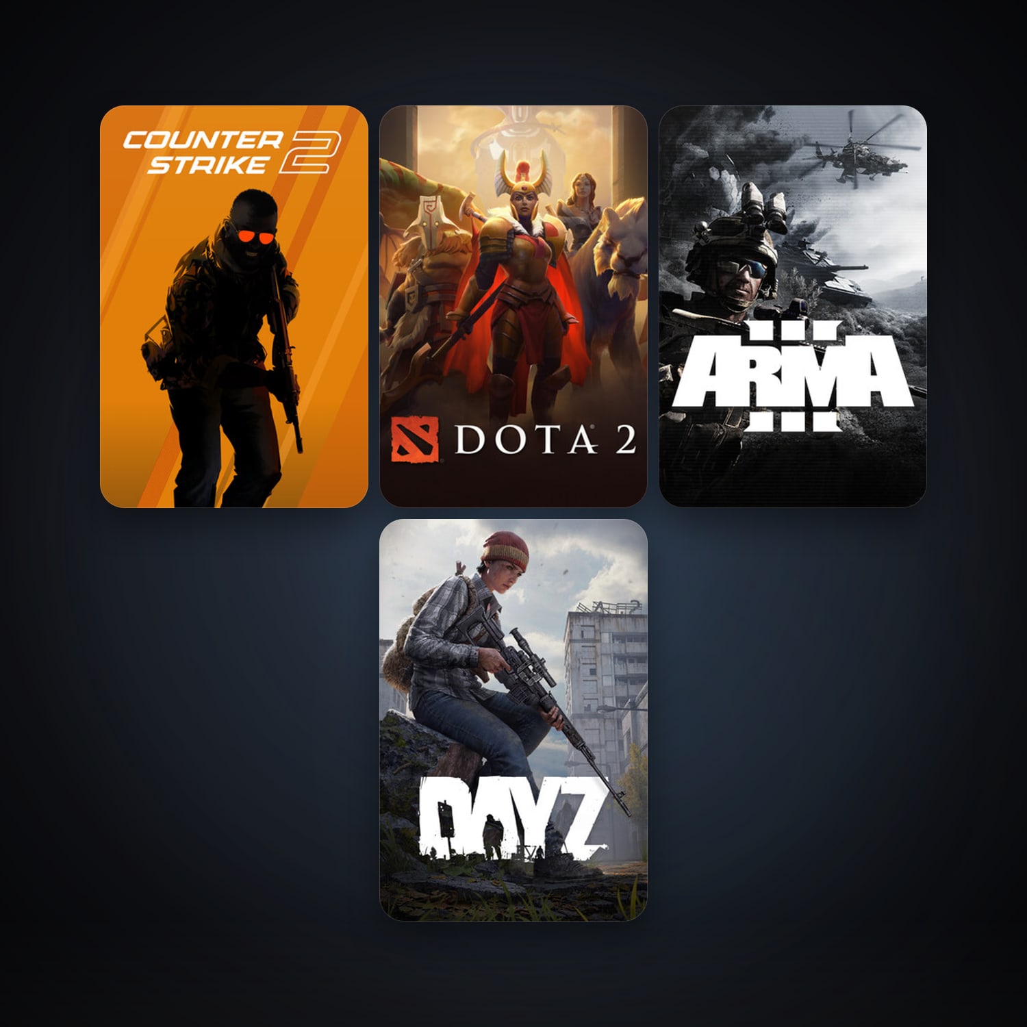 Dota 2 + CS2 Prime, 5 games, clean — HabibiAccounts
