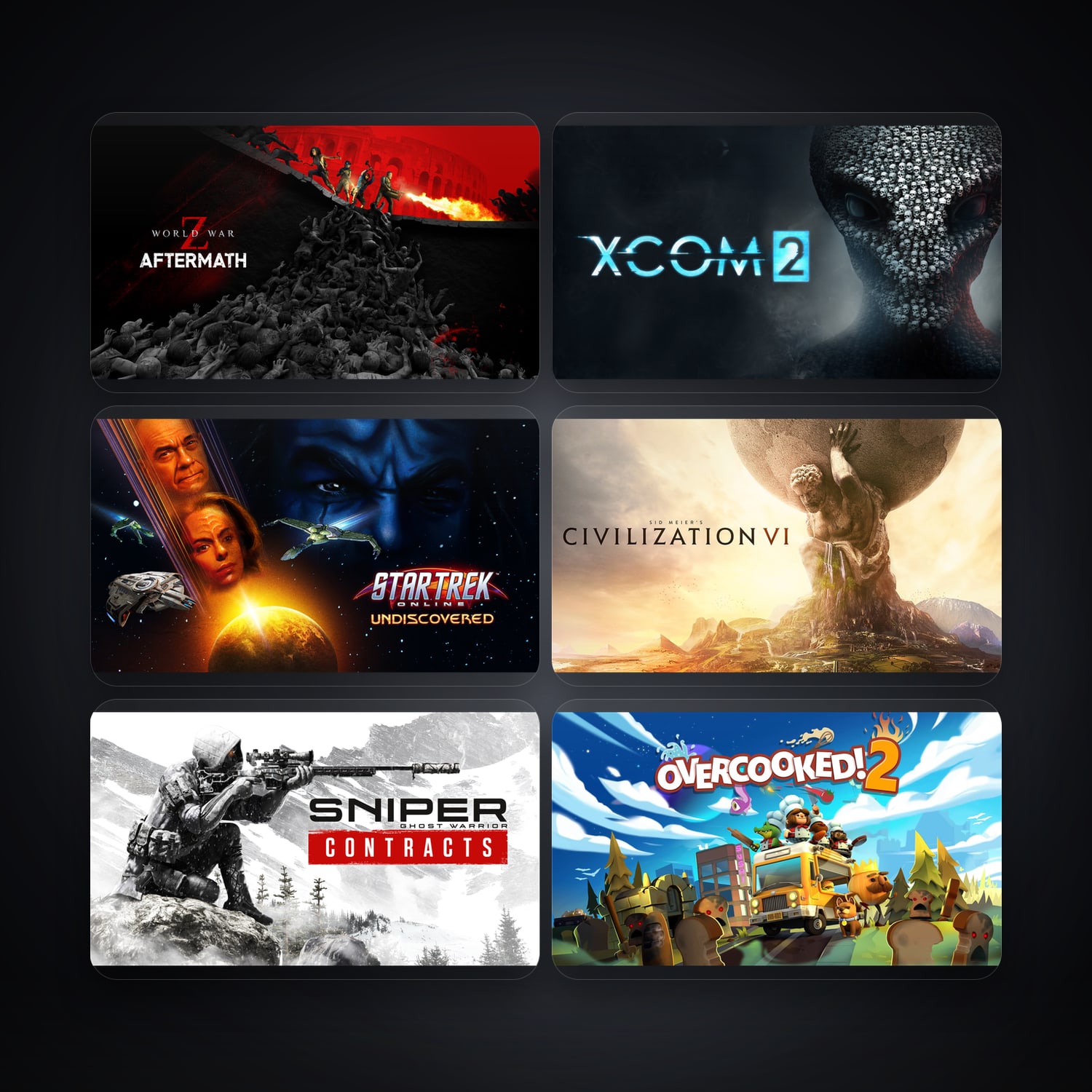 Epic World War Z + XCOM 2 — BR — 114 games — HabibiAccounts