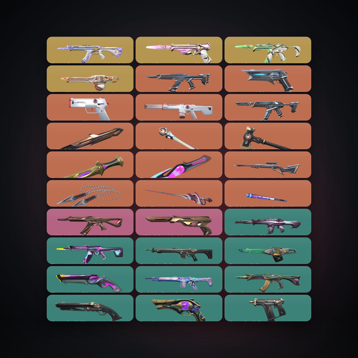 LA Iron 3 locker — 8 knives, 94 skins, lvl 146 — HabibiAccounts