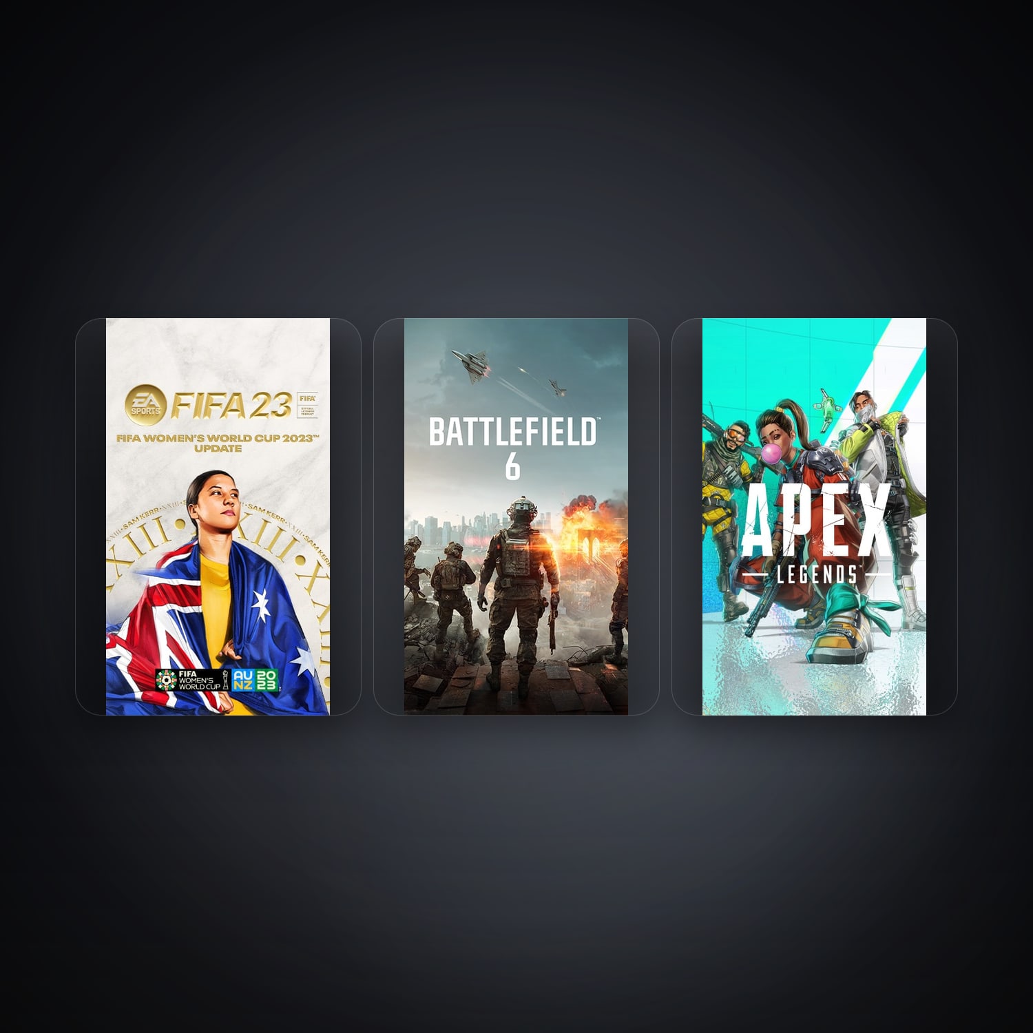 EA EA Sports FIFA 23 + Battlefield 6 — FR — 3 games — HabibiAccounts