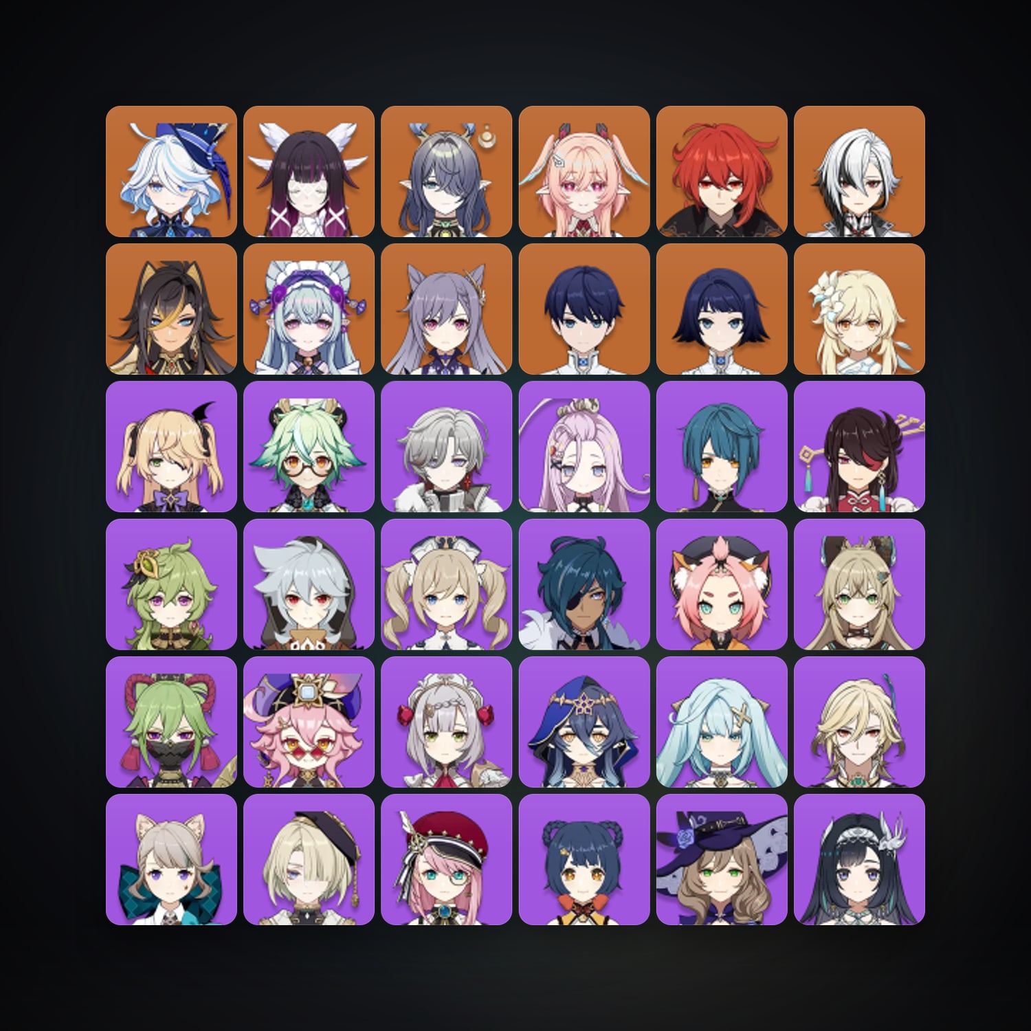 جينشن إمباكت | AR 55 | 48 شخصية | 9× 5★ — HabibiAccounts