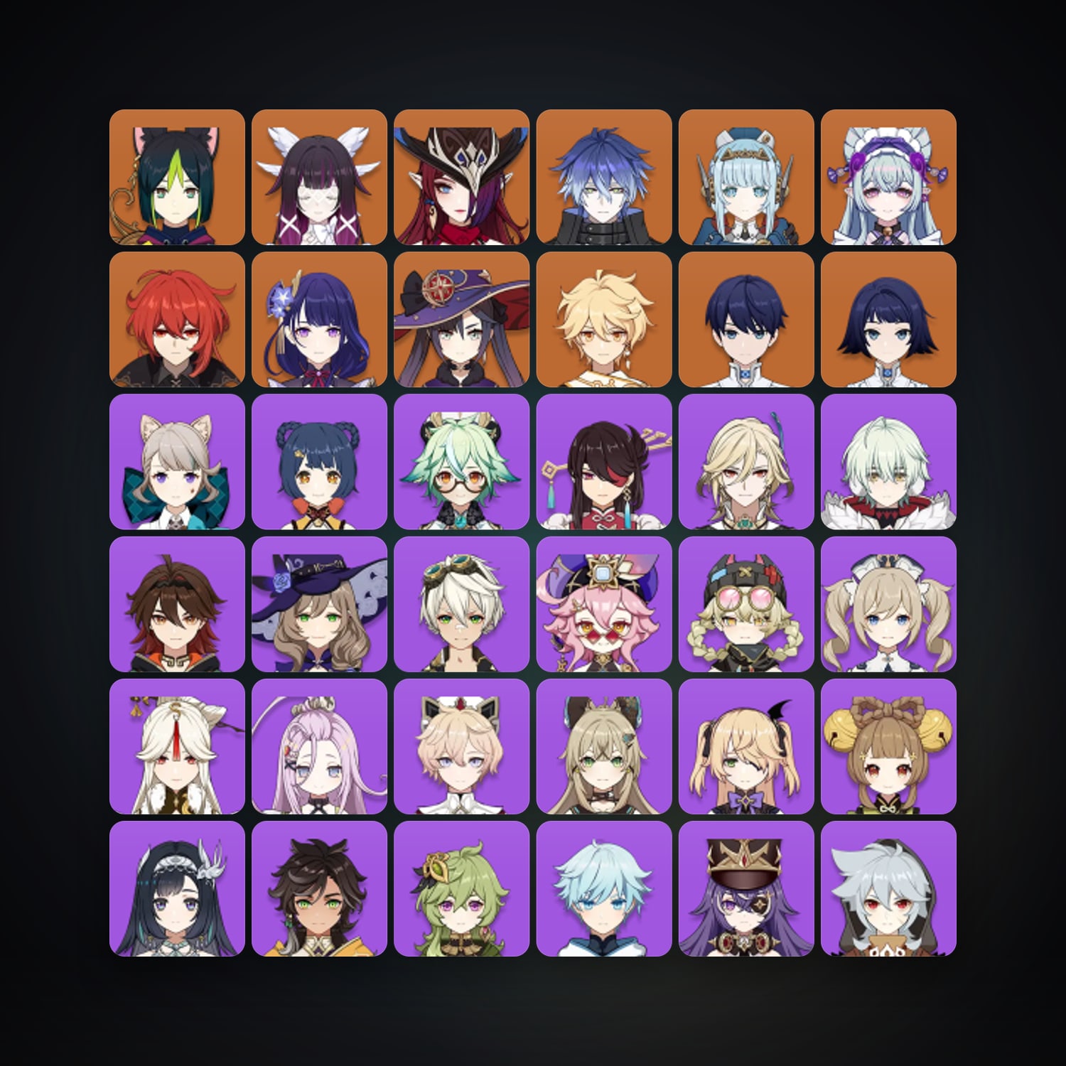 جينشن إمباكت | AR 56 | 53 شخصية | 9× 5★ — HabibiAccounts