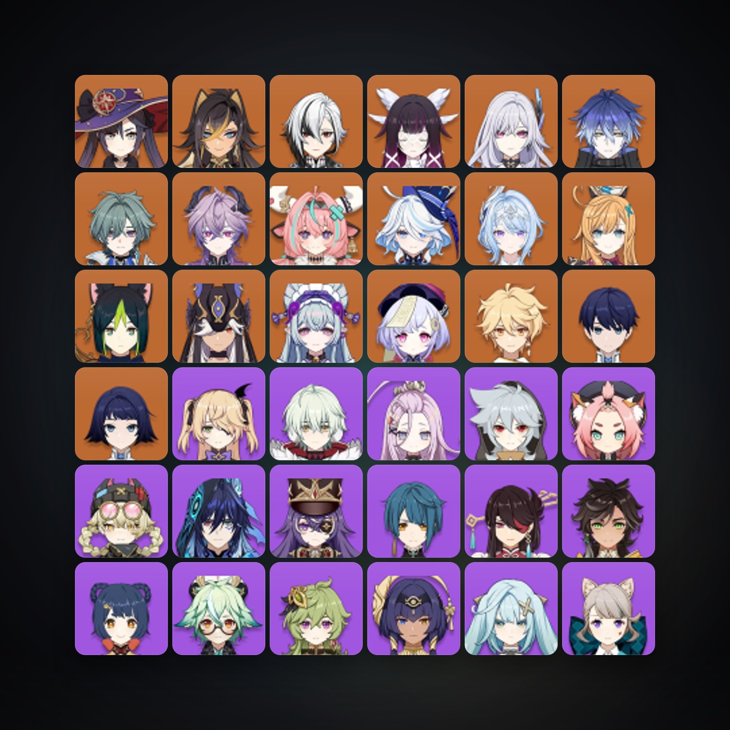Genshin Impact | AR 58 | 66 Chars | 16× 5★ — Genshin / miHoYo Account — HabibiAccounts