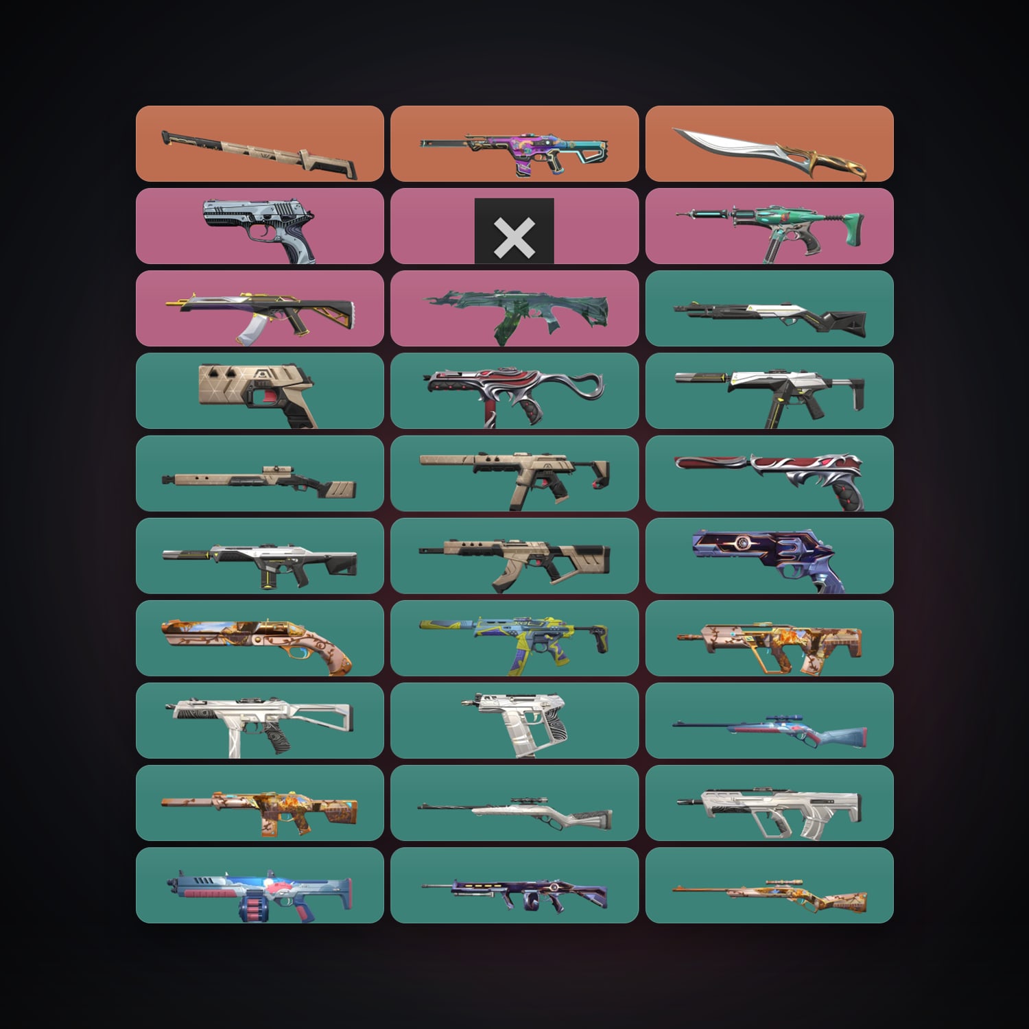 NA locker — 2 knives, 32 skins, lvl 37 — HabibiAccounts