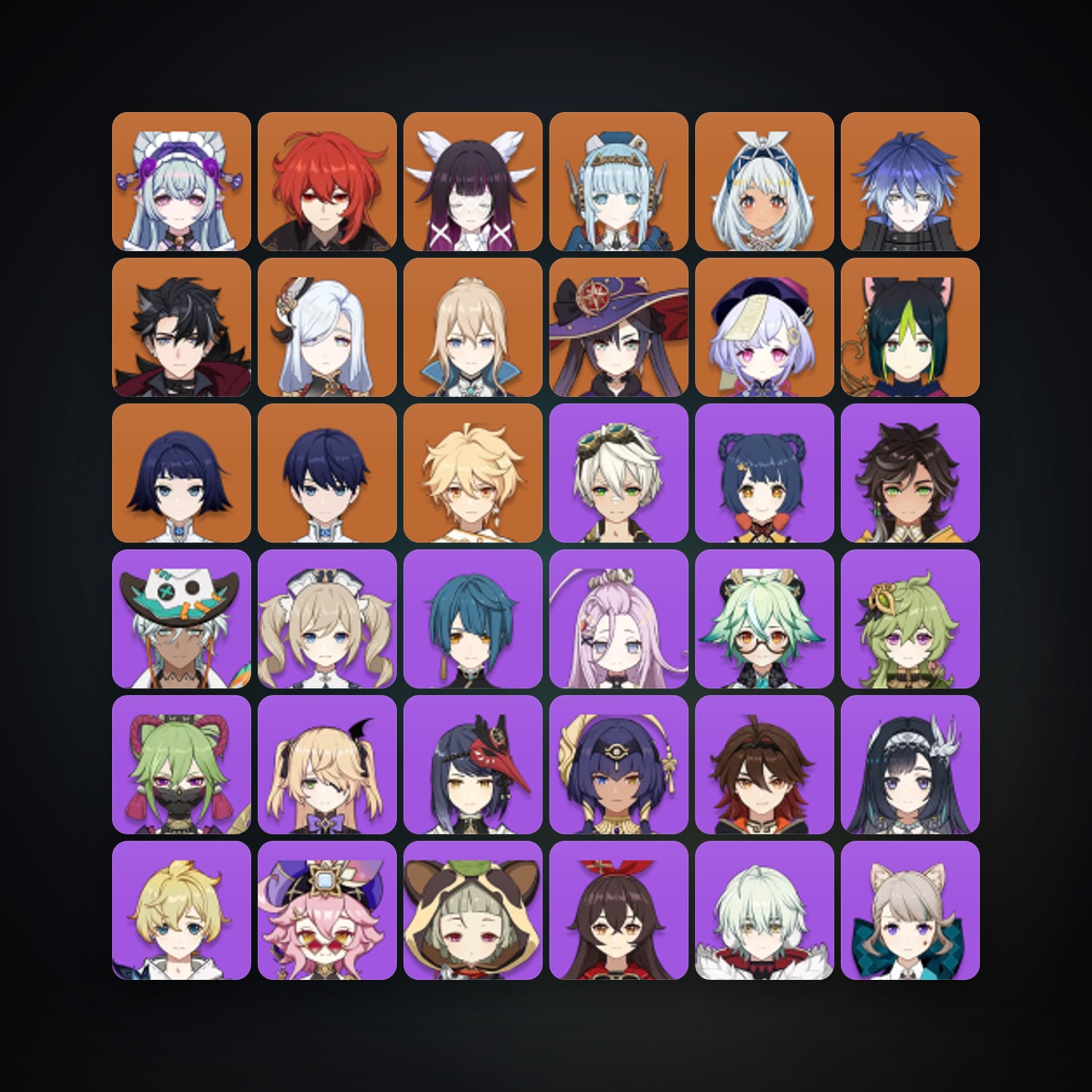 Genshin Impact | AR 56 | 57 Chars | 12× 5★ — HabibiAccounts