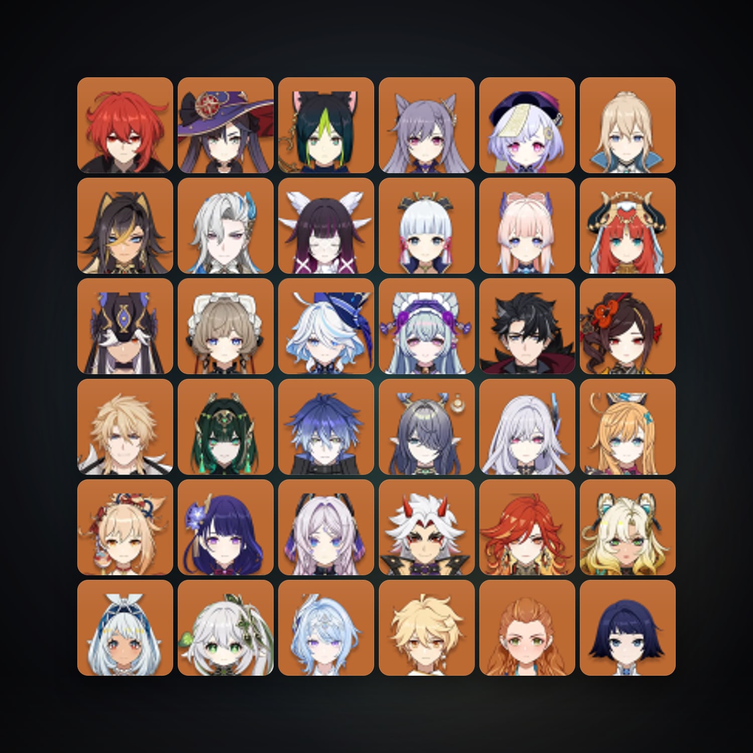 جينشن إمباكت | AR 60 | 87 شخصية | 33× 5★ — HabibiAccounts