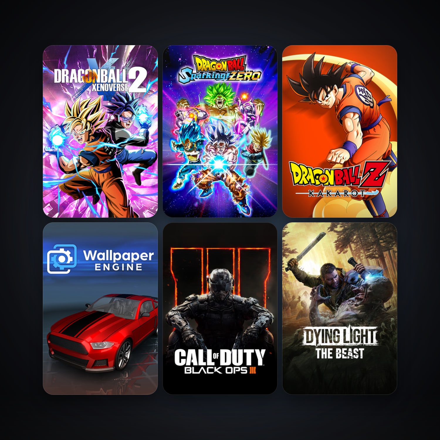Dying Light + Call of Duty: Black Ops III, 12 games, clean — HabibiAccounts