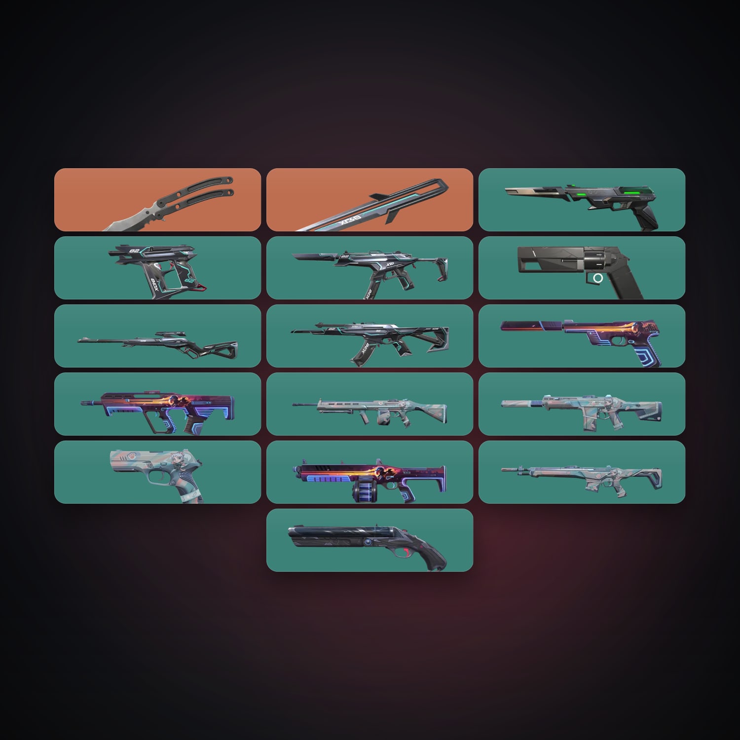 NA Bronze 2 locker — 2 knives, 17 skins, lvl 110 — HabibiAccounts
