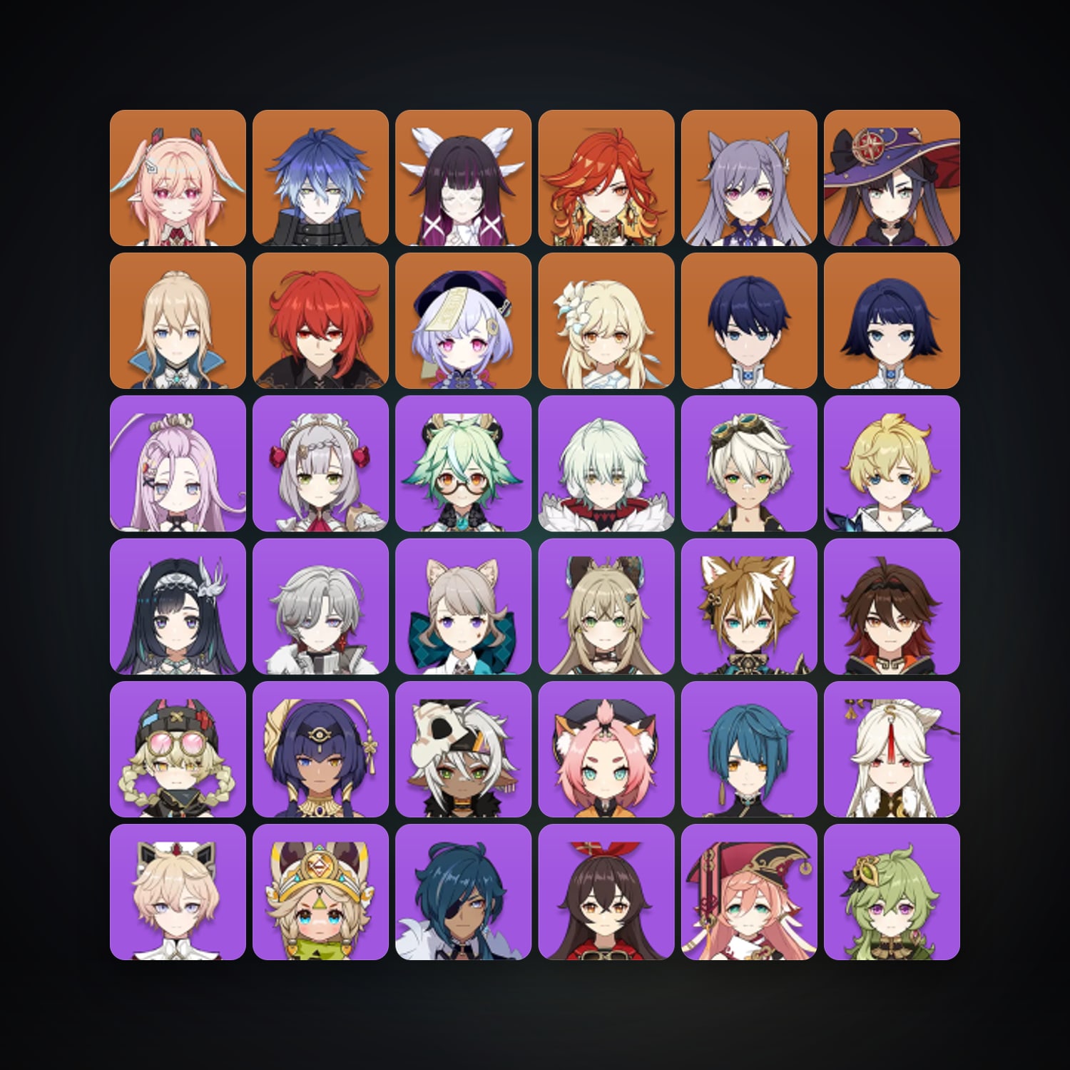 Genshin Impact | AR 56 | 44 Chars | 9× 5★ — Genshin / miHoYo Account — HabibiAccounts