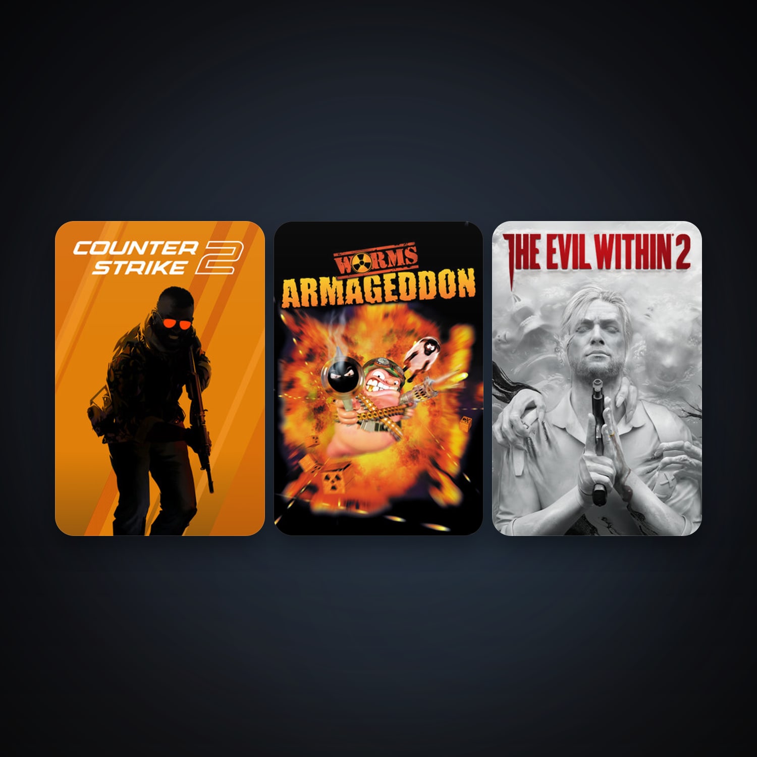 CS2 Prime + Worms Armageddon, 7 games, clean — HabibiAccounts