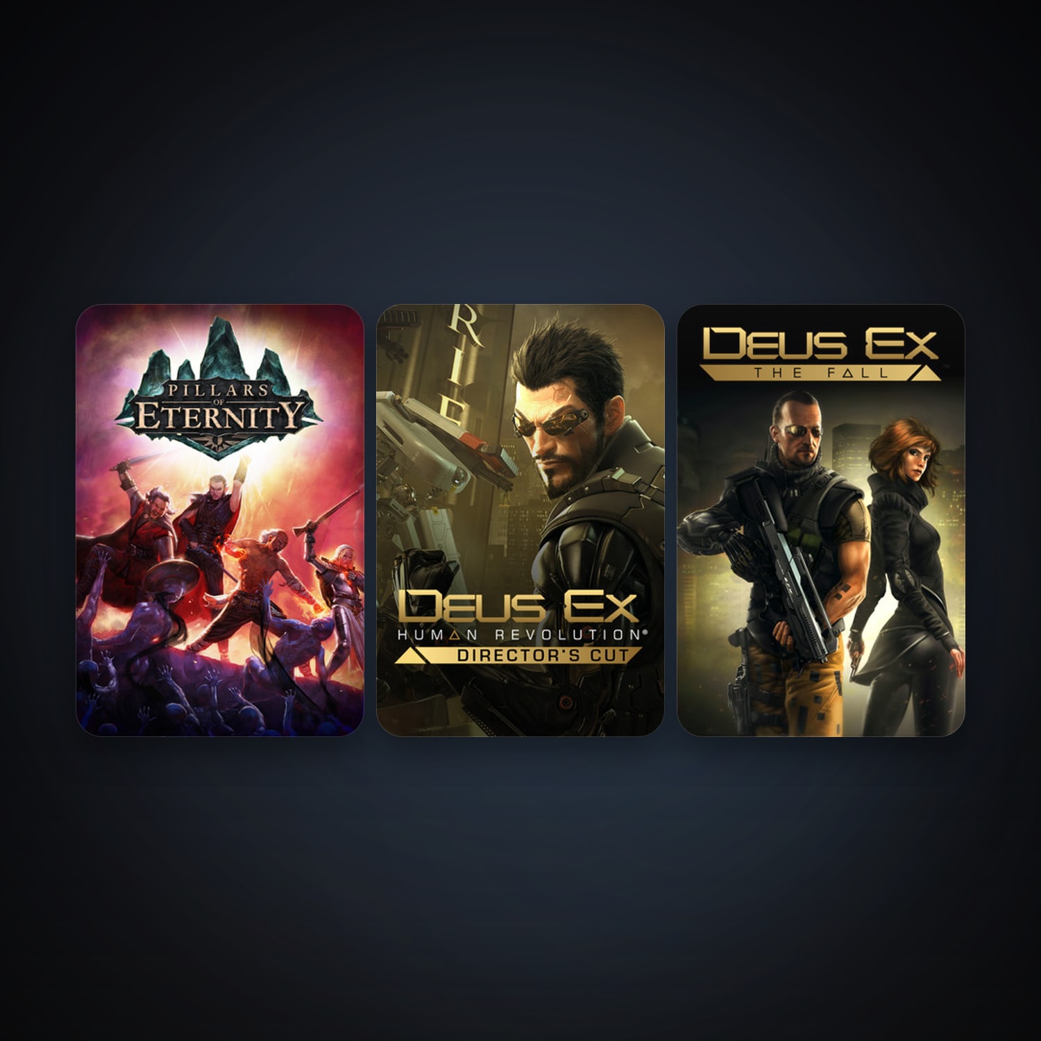 Deus Ex: Human Revolution - Director's Cut + Deus Ex: The Fall, 3 games, clean — HabibiAccounts