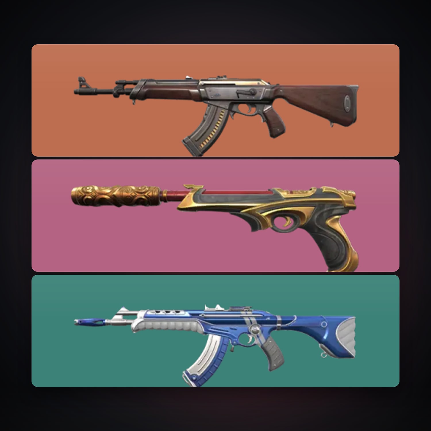EU Plat 1 locker — 3 skins, lvl 46 — HabibiAccounts