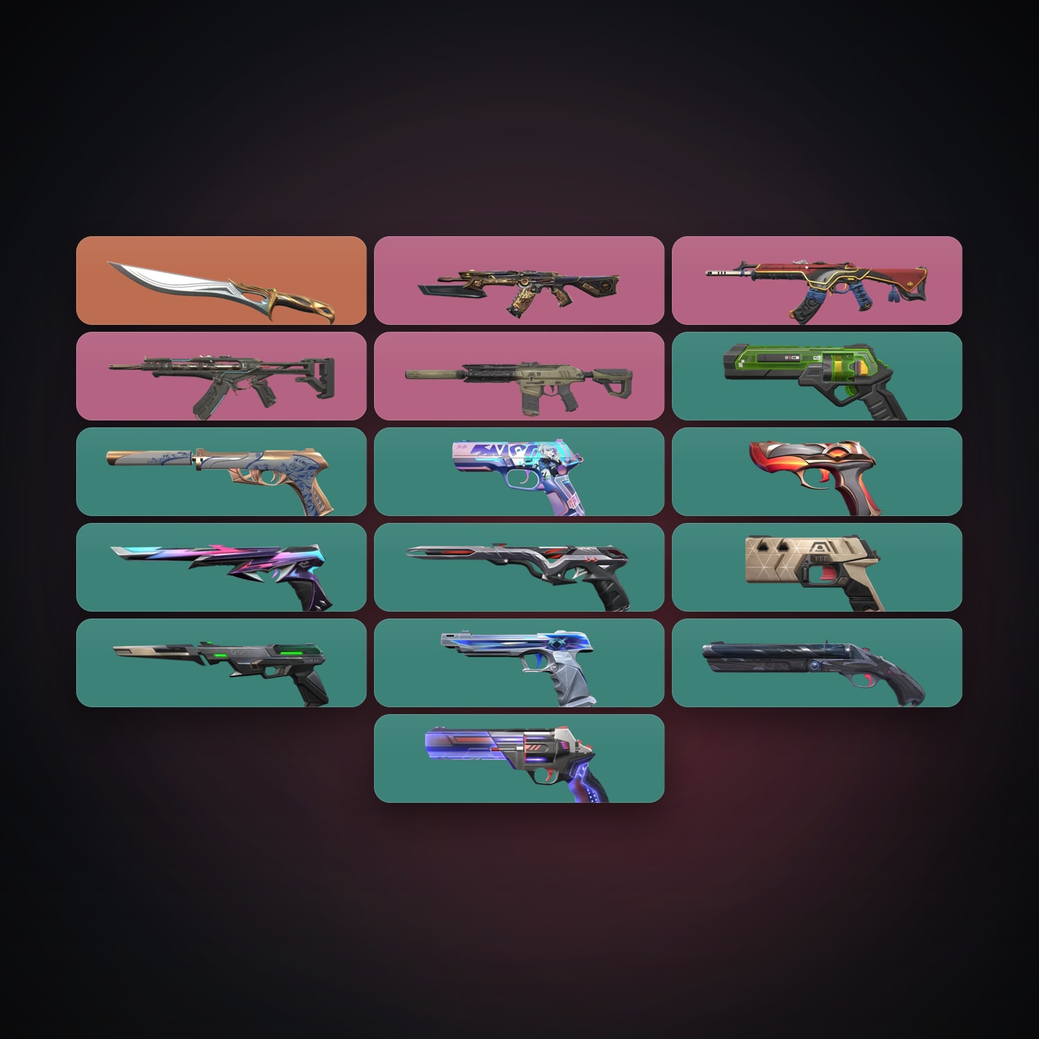 EU Ascendant 1 locker — 1 knives, 16 skins, lvl 276 — HabibiAccounts