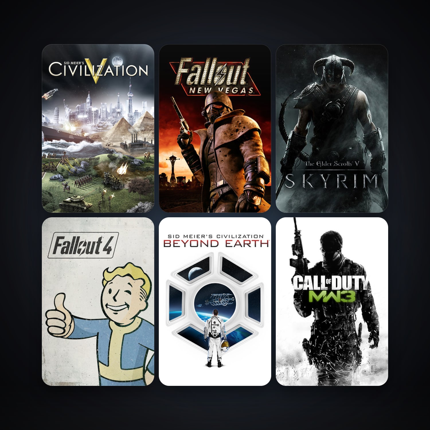 Sid Meier's Civilization V + RAGE, 28 games, clean — HabibiAccounts