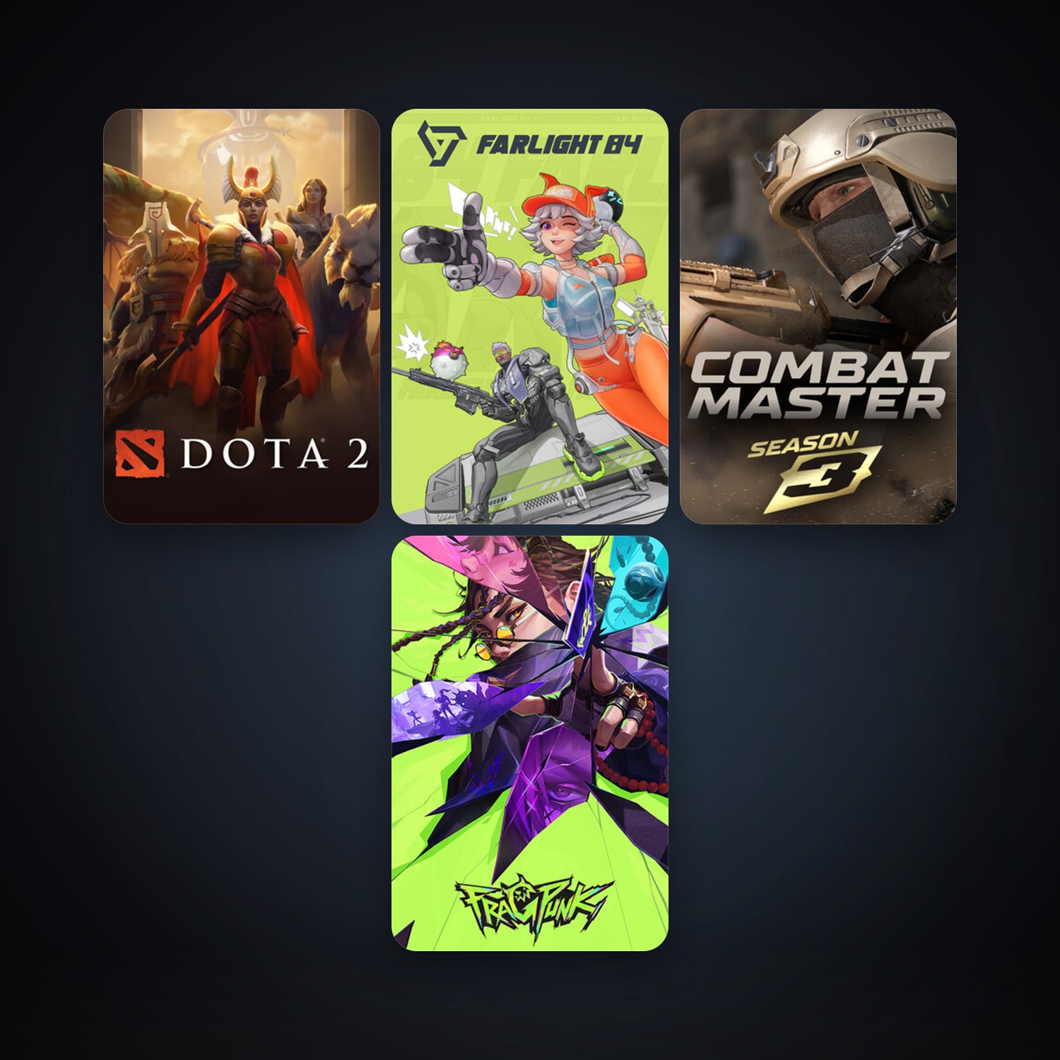 Steam account: Dota 2 + Farlight 84, 4 games, clean — HabibiAccounts