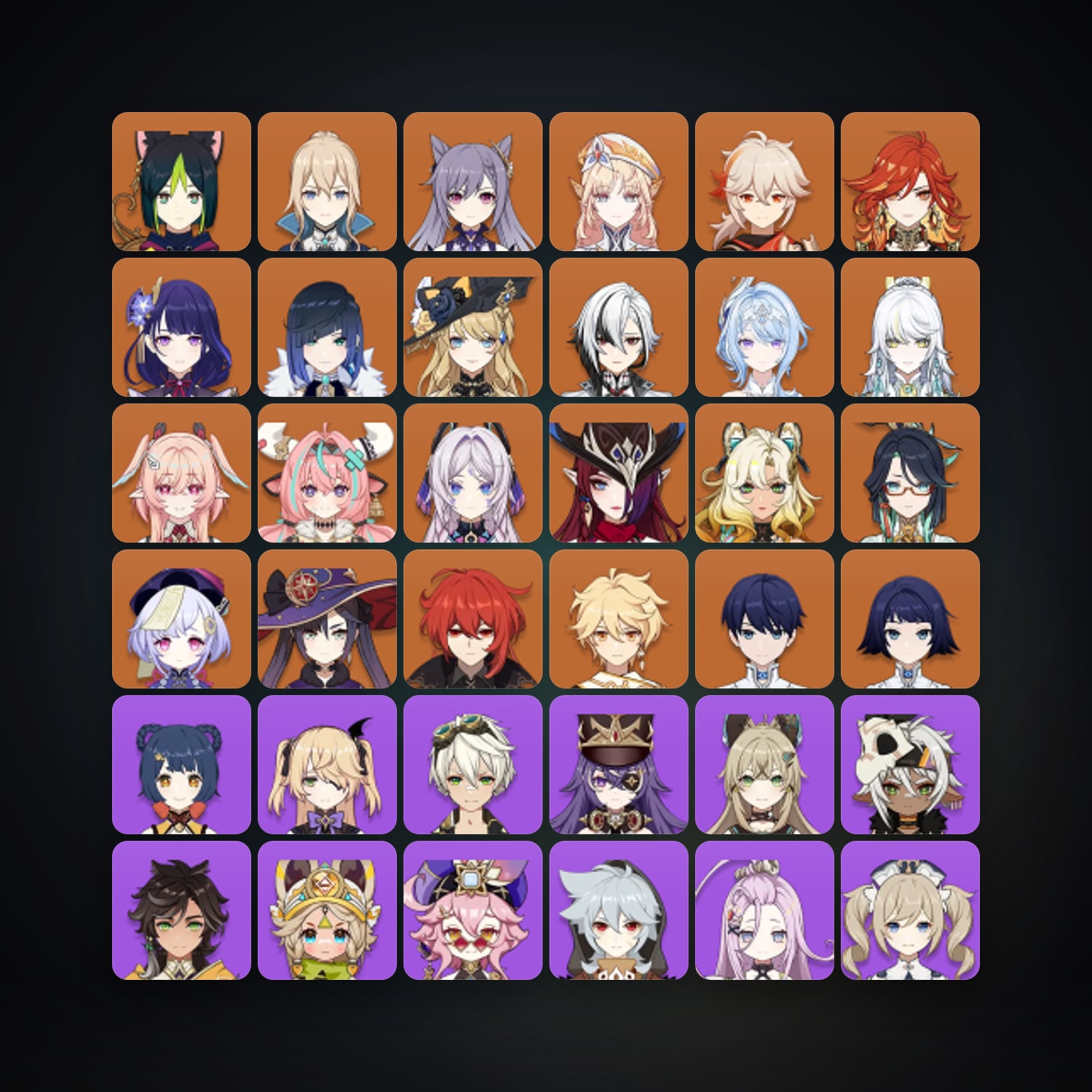 جينشن إمباكت | AR 59 | 71 شخصية | 21× 5★ — HabibiAccounts