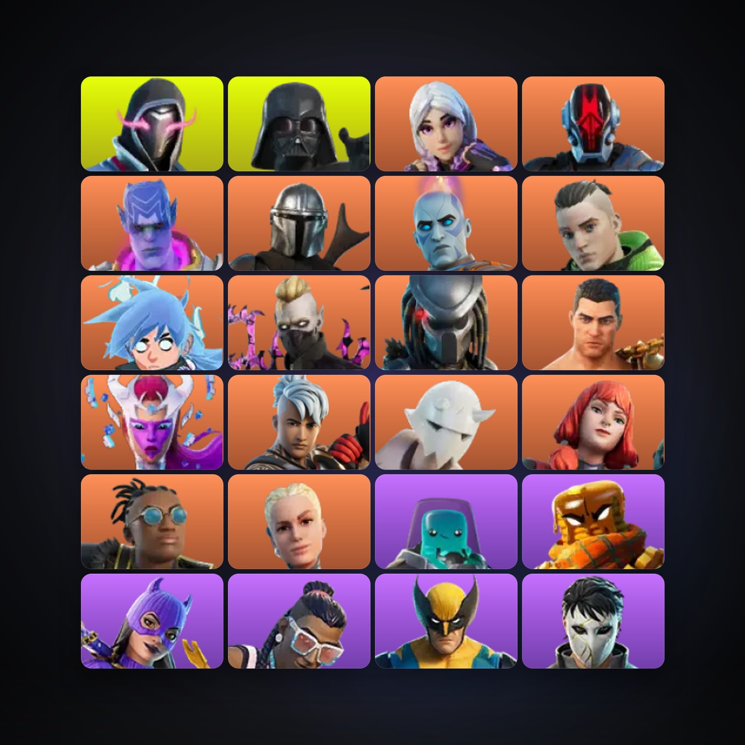 Fortnite locker — 181 skins — 1.9K V-Bucks — lvl 3091 — HabibiAccounts