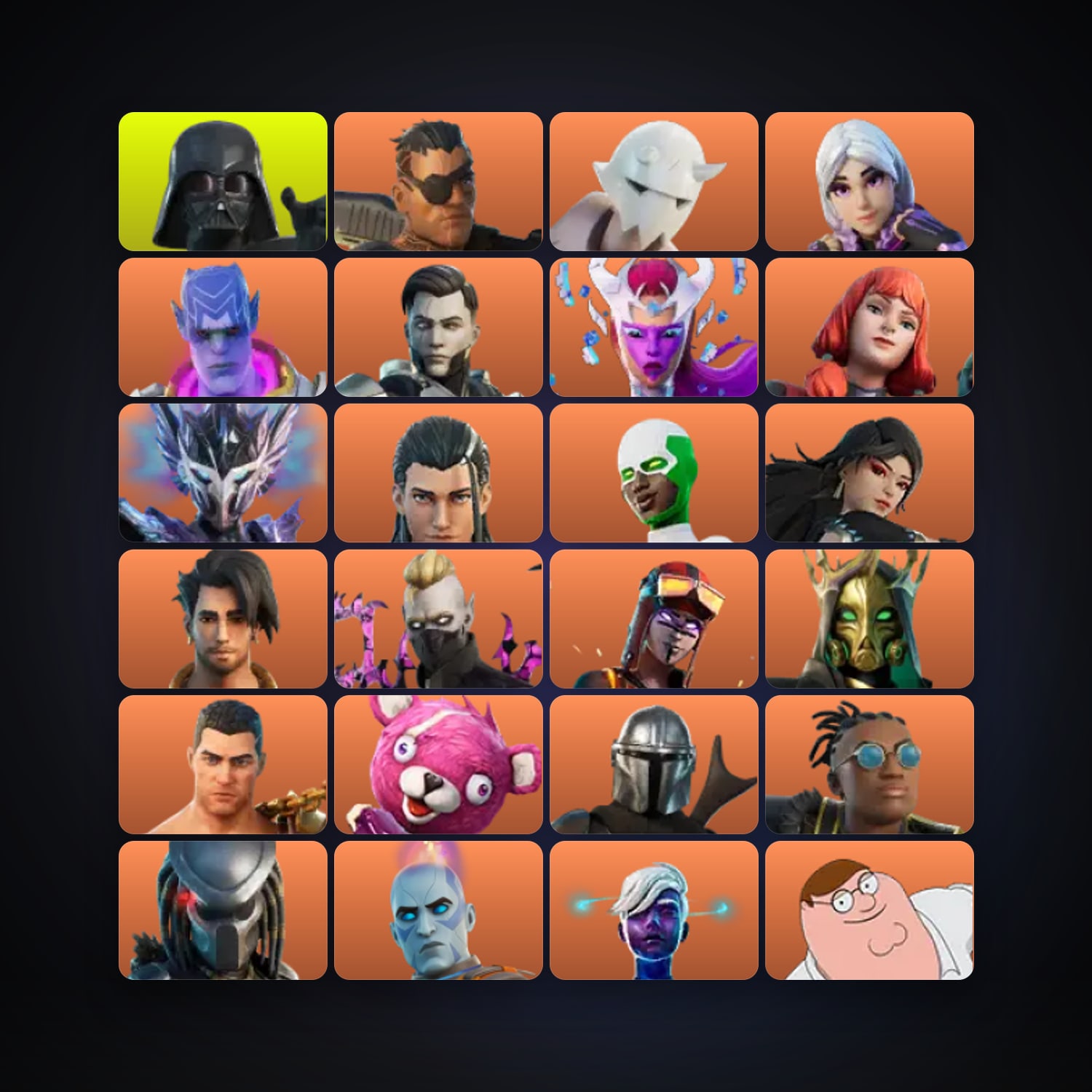 Joey — Snap — 209 skins — 1.1K V-Bucks — lvl 3453 — HabibiAccounts
