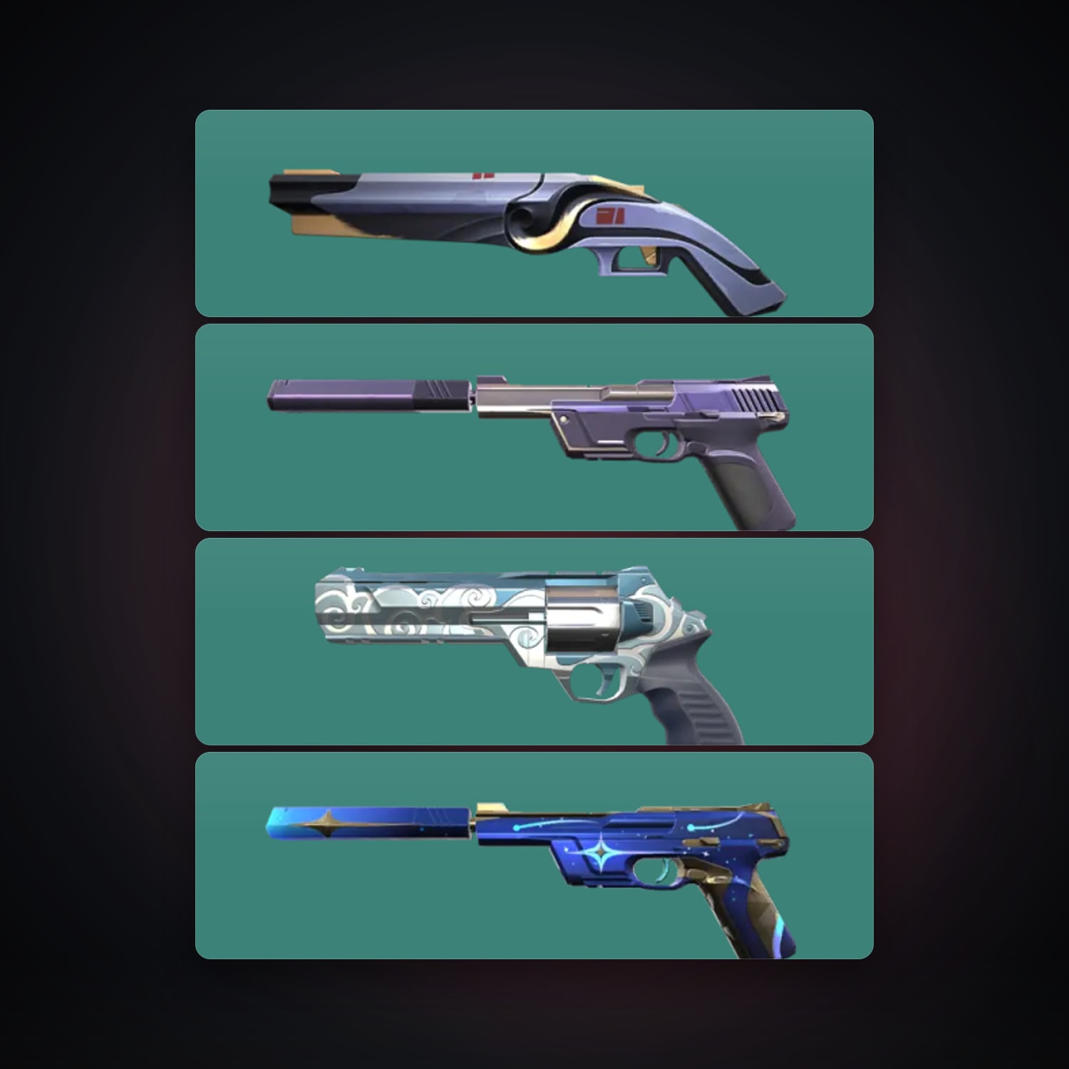 AP Gold 1 locker — 5 skins, lvl 133 — HabibiAccounts