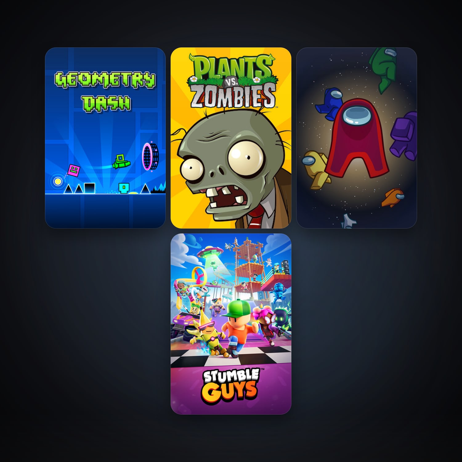 Plants vs. Zombies GOTY Edition + Geometry Dash, 5 games, clean — HabibiAccounts