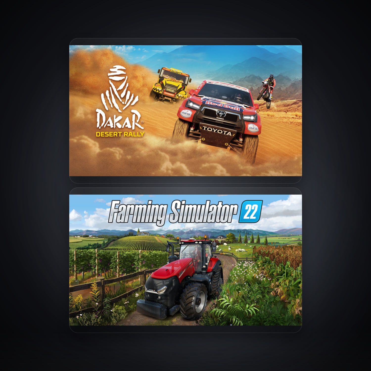 Epic Dakar Desert Rally + Farming Simulator 22 — ID — HabibiAccounts
