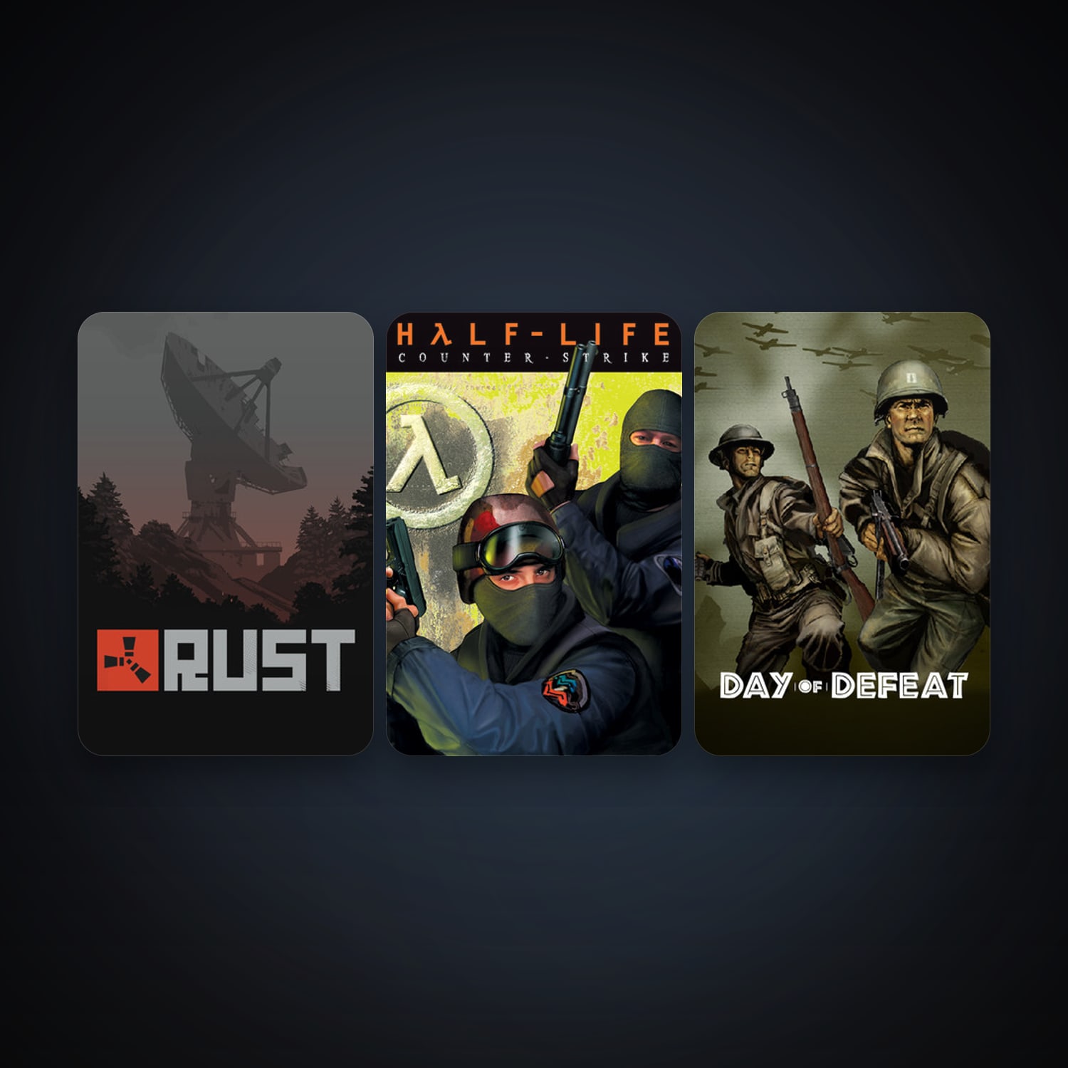 Counter-Strike + Day of Defeat, 9 games, clean — HabibiAccounts
