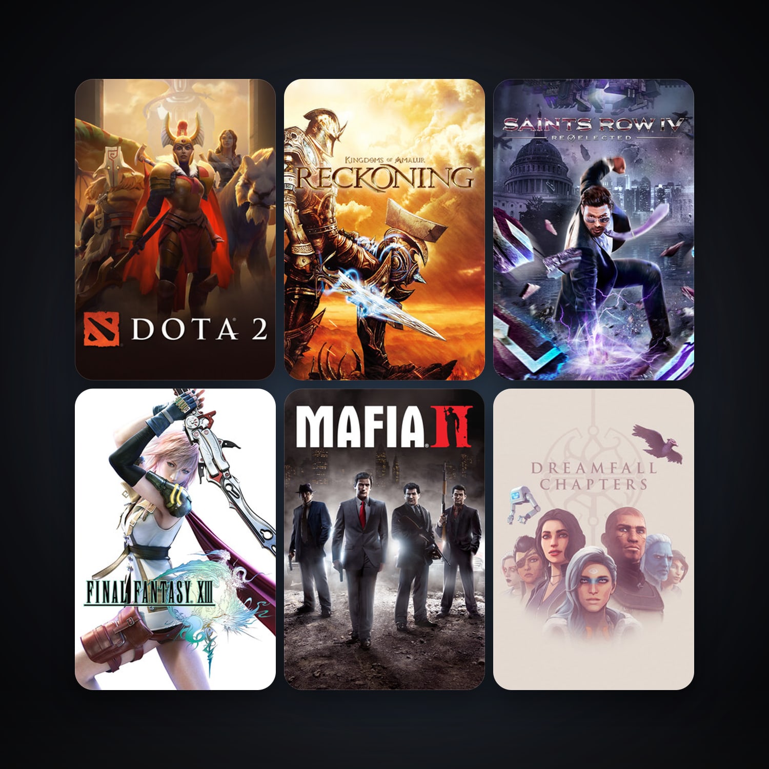 Dota 2 + Mafia II, 10 games, Steam 10, clean — HabibiAccounts