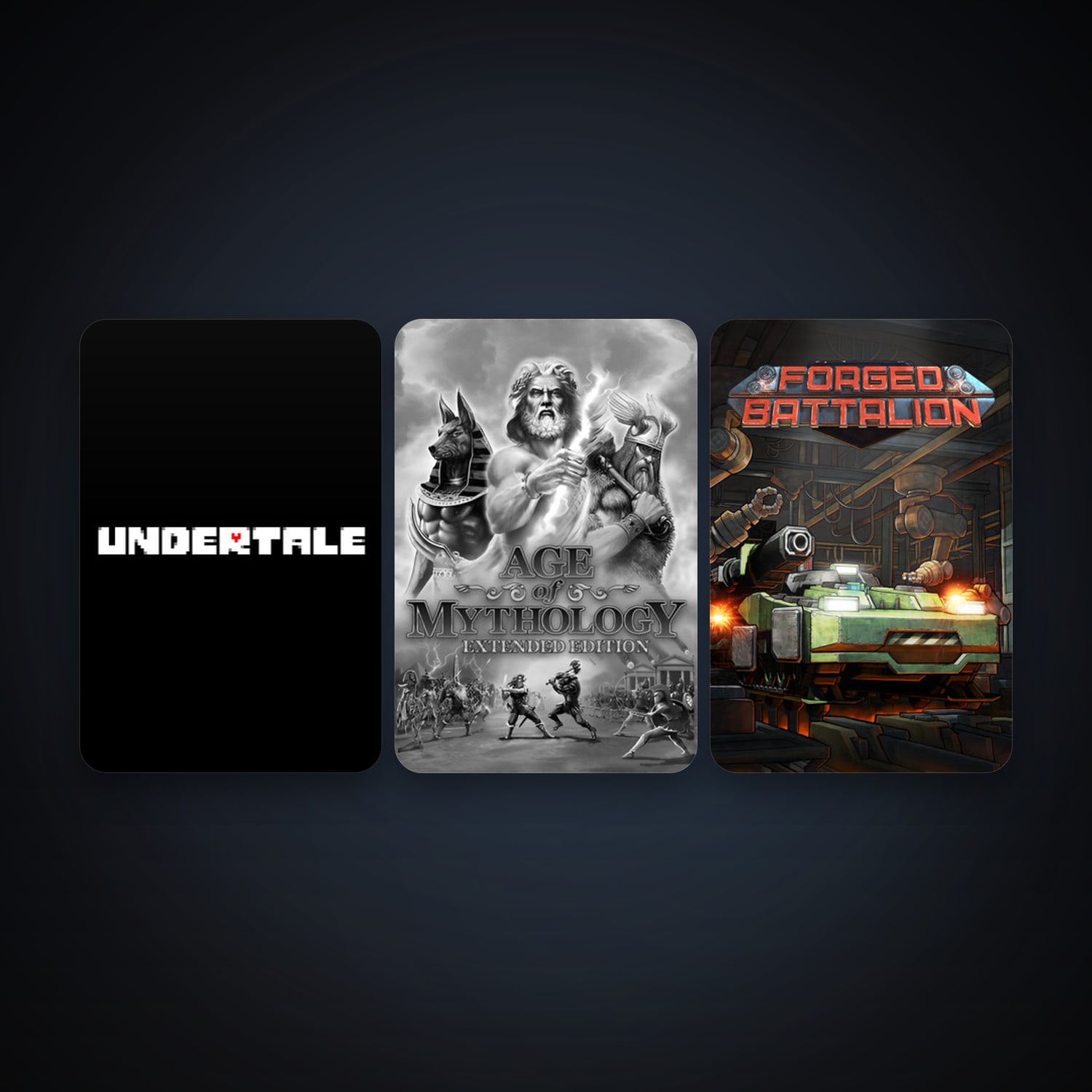 Age of Mythology: Extended Edition + Undertale, 3 games, clean — HabibiAccounts