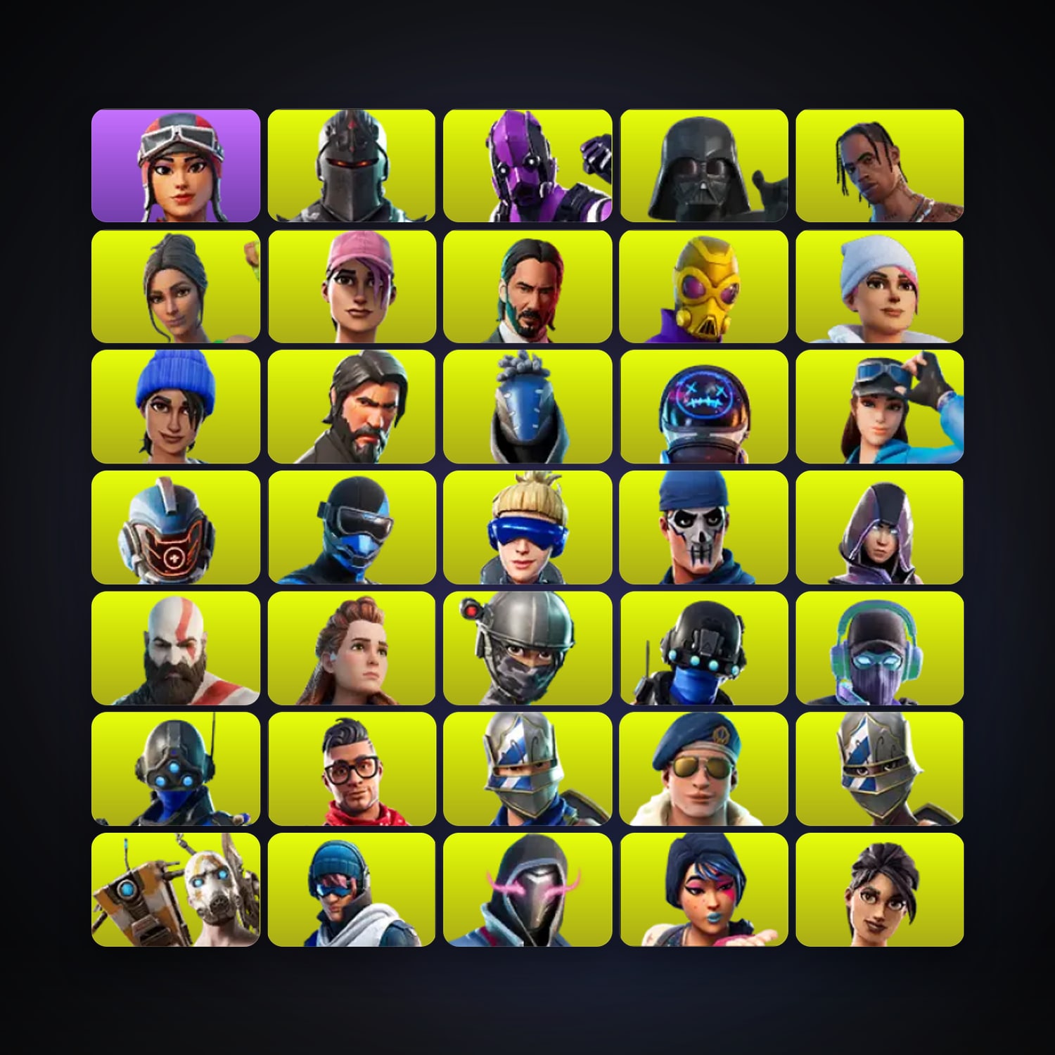 Spectra Knight — Mizuki — 1083 skins — 800 V-Bucks — lvl 6158 — HabibiAccounts