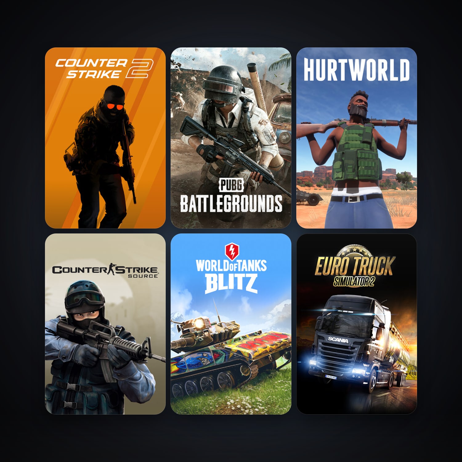Counter-Strike: Source + Portal 2, 32 games, Steam 19, clean — HabibiAccounts