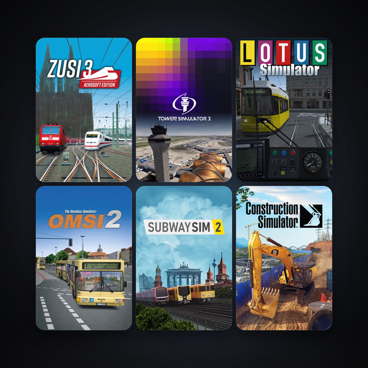 OMSI 2: Steam Edition + LOTUS-Simulator, 11 games, clean — HabibiAccounts