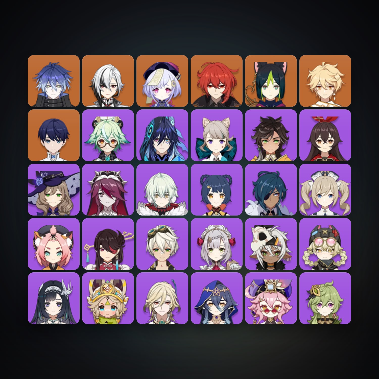 Genshin Impact | AR 47 | 31 Chars | 5× 5★ — HabibiAccounts