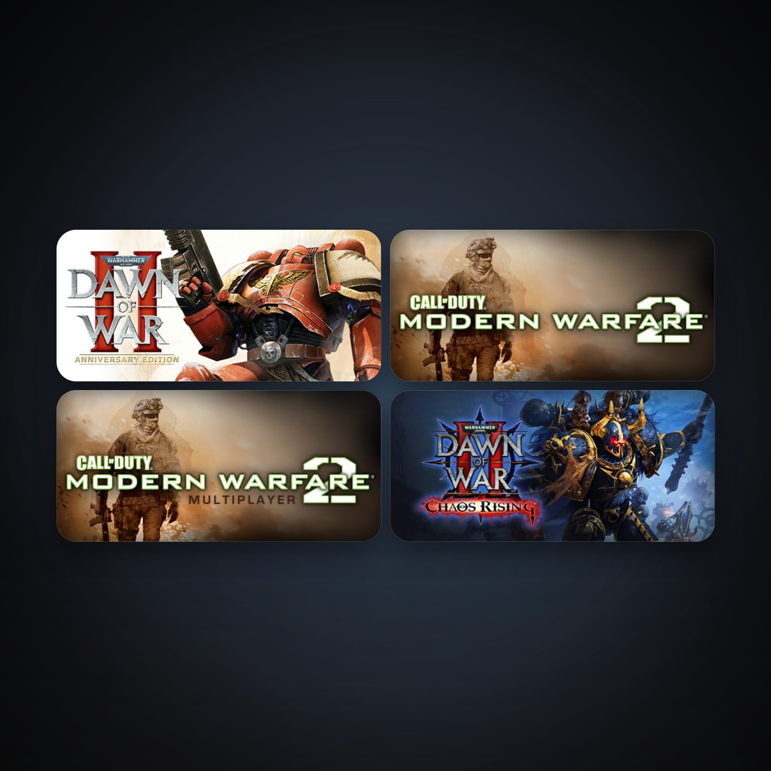 Call of Duty: Modern Warfare 2 (2009) + Call of Duty: Modern Warfare 2 - Multiplayer (2009), 5 games, clean — HabibiAccounts