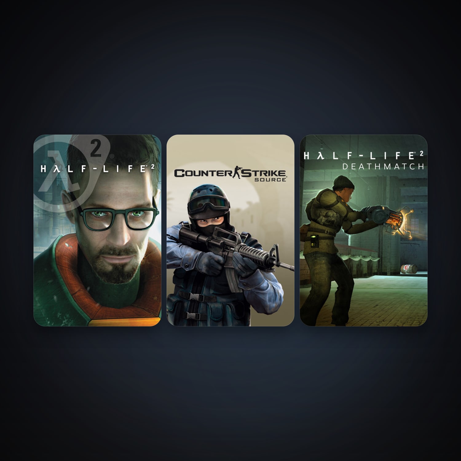 Half-Life 2 + Counter-Strike: Source, 5 games, Steam 10, clean — HabibiAccounts