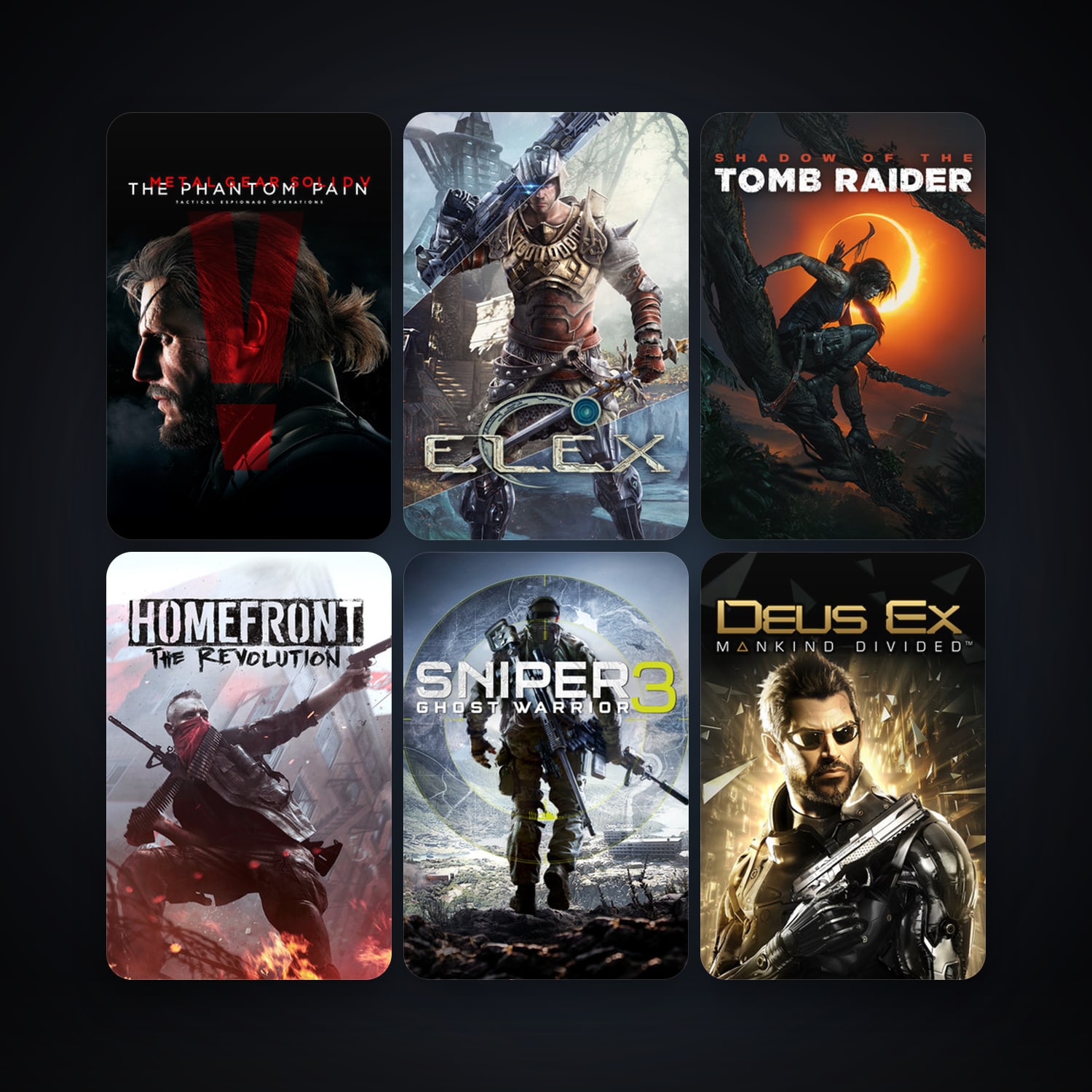 Call of Duty: Advanced Warfare + Homefront: The Revolution, 11 games, clean — HabibiAccounts