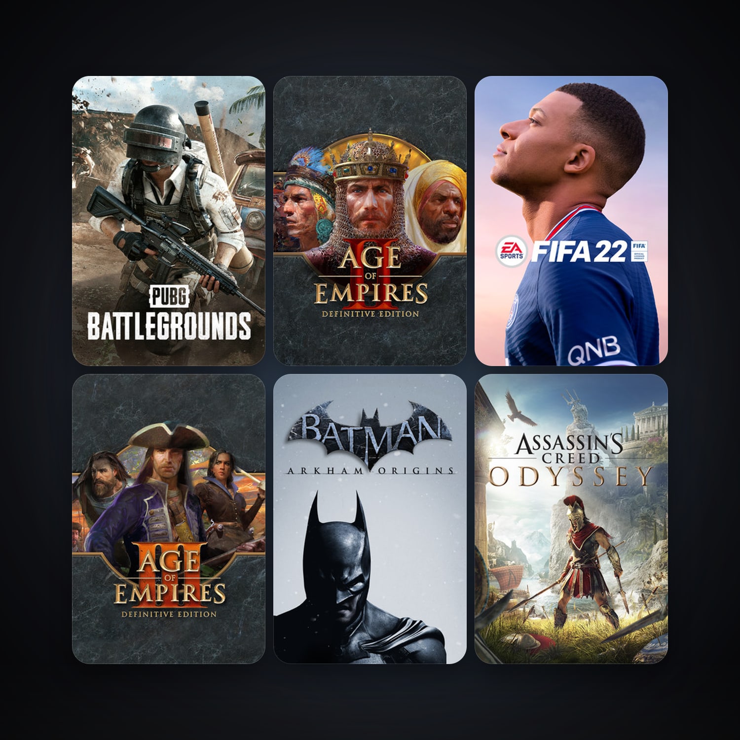 Batman: Arkham Origins + PAYDAY 2, 8 games, clean — HabibiAccounts