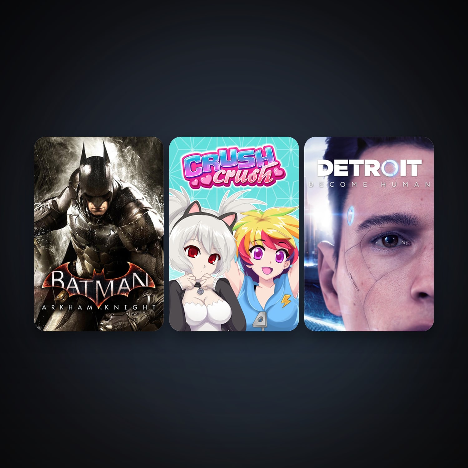 Batman: Arkham Knight + Crush Crush, 7 games, clean — HabibiAccounts