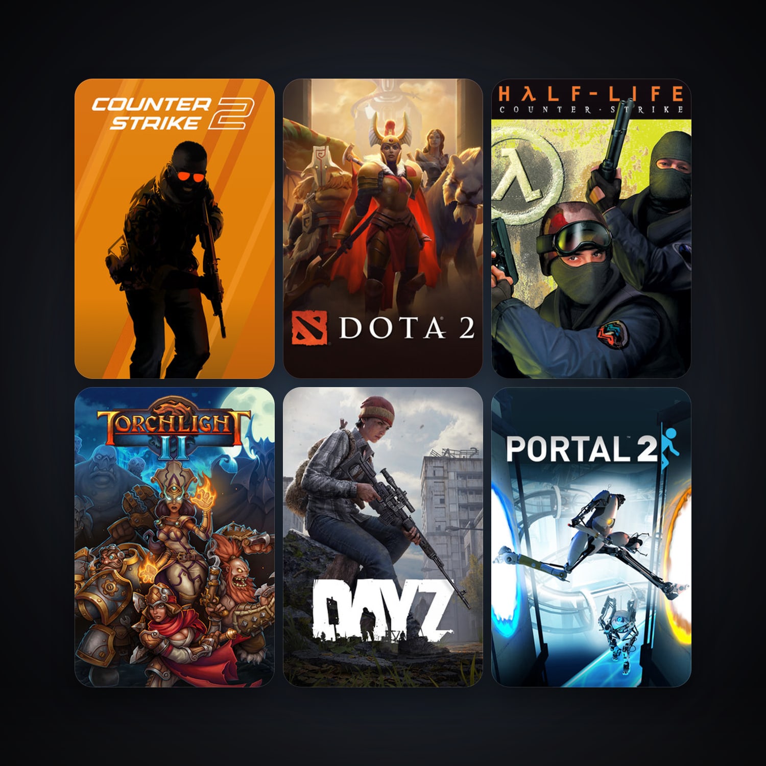 Counter-Strike + Dota 2, 104 games, Steam 12, clean — HabibiAccounts