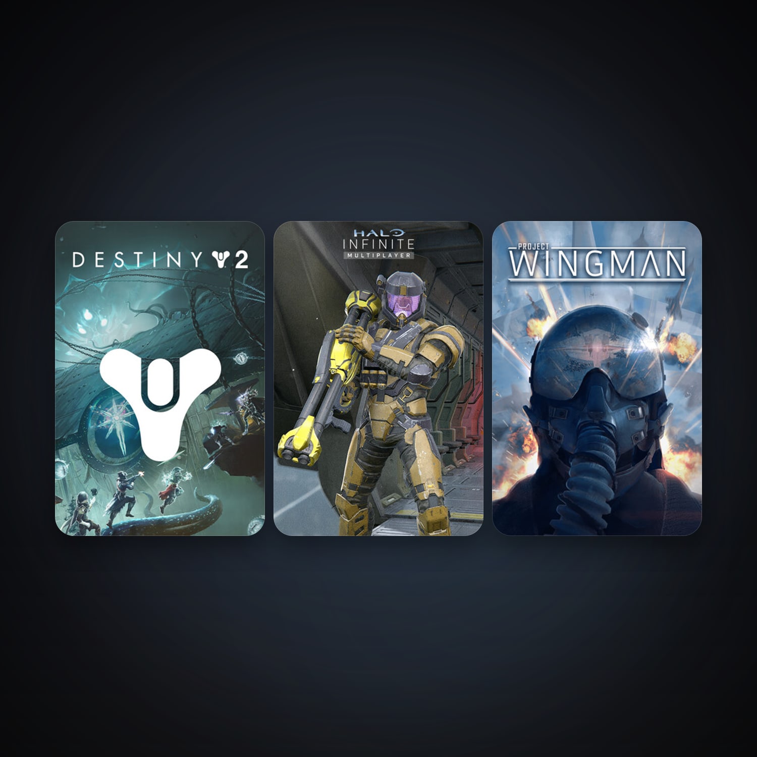 Project Wingman + Destiny 2, 3 games, clean — HabibiAccounts