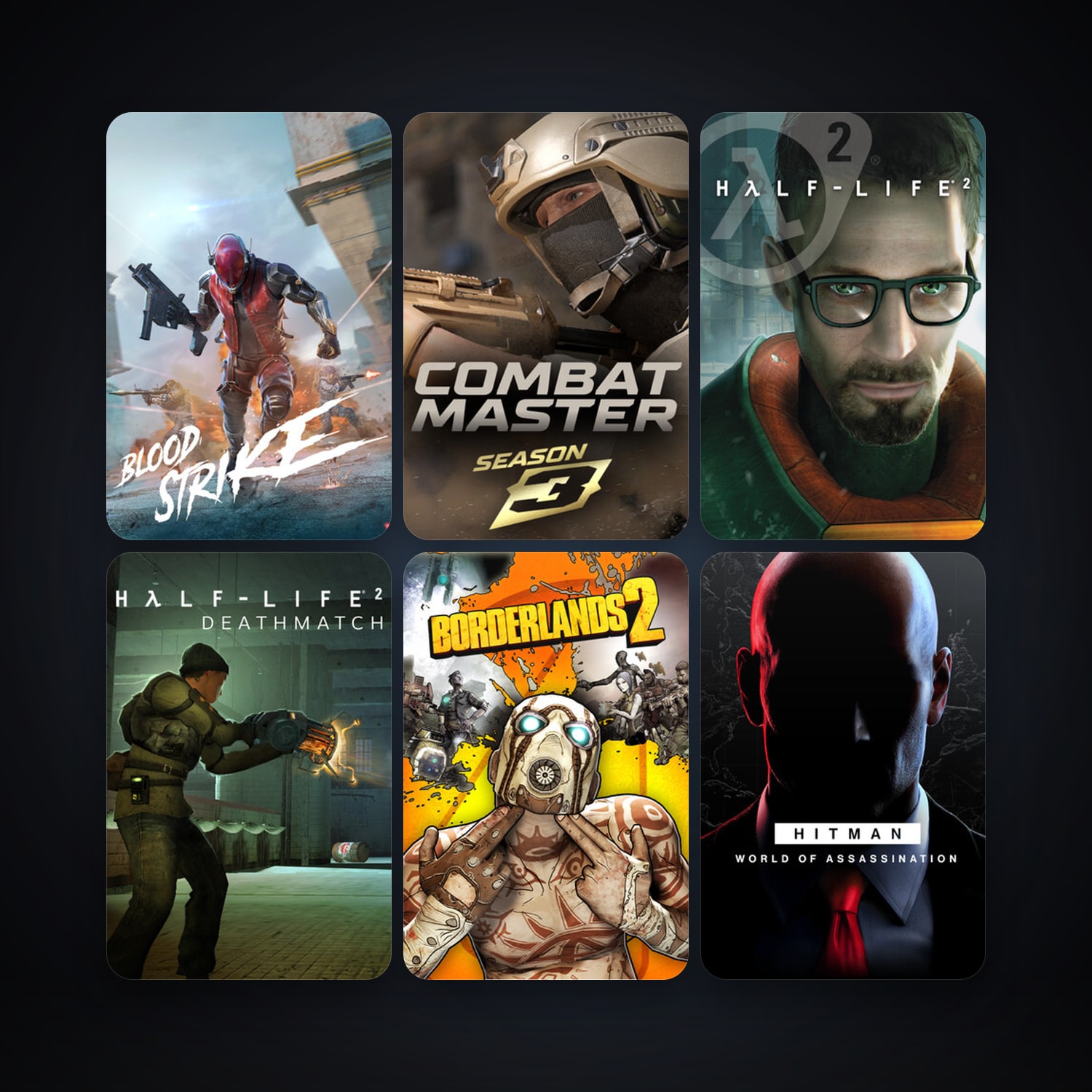 Half-Life 2 + Half-Life 2: Deathmatch, 9 games, clean — HabibiAccounts