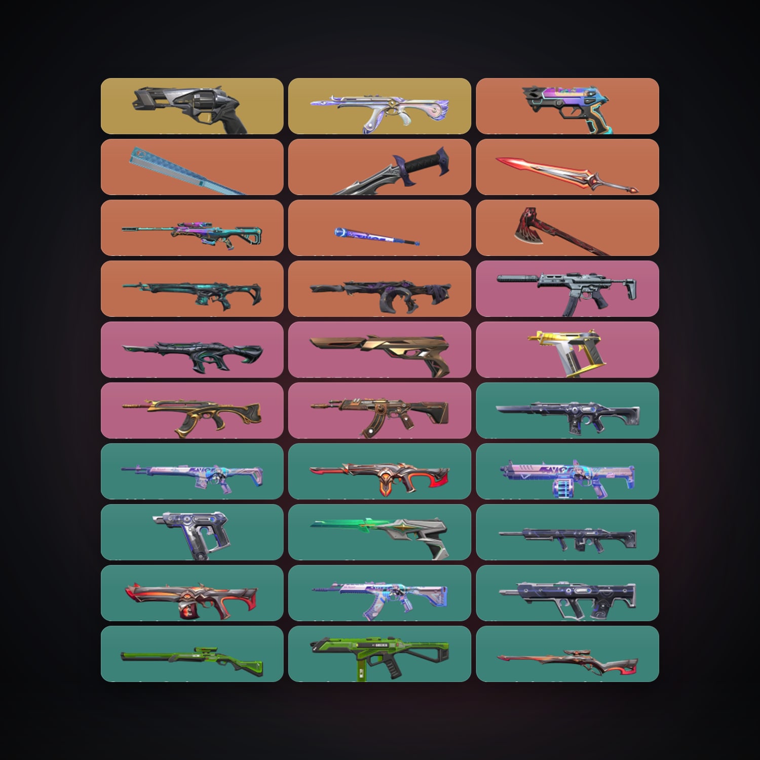 EU Silver 3 locker — 5 knives, 65 skins, lvl 107 — HabibiAccounts