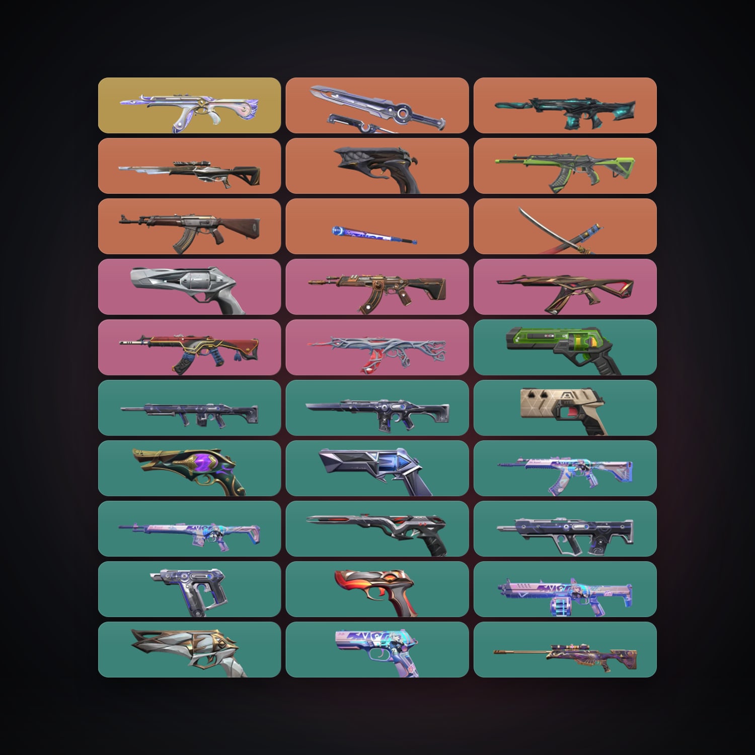 EU Gold 3 locker — 3 knives, 50 skins, lvl 247 — HabibiAccounts
