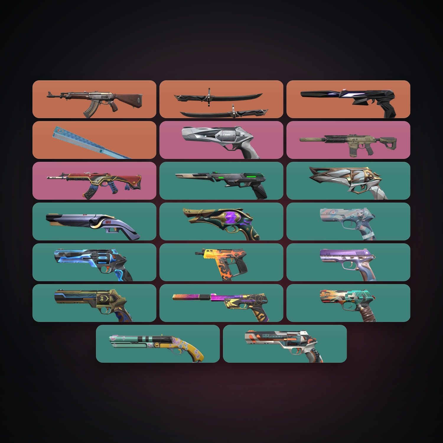 EU Gold 3 locker — 2 knives, 21 skins, lvl 280 — HabibiAccounts