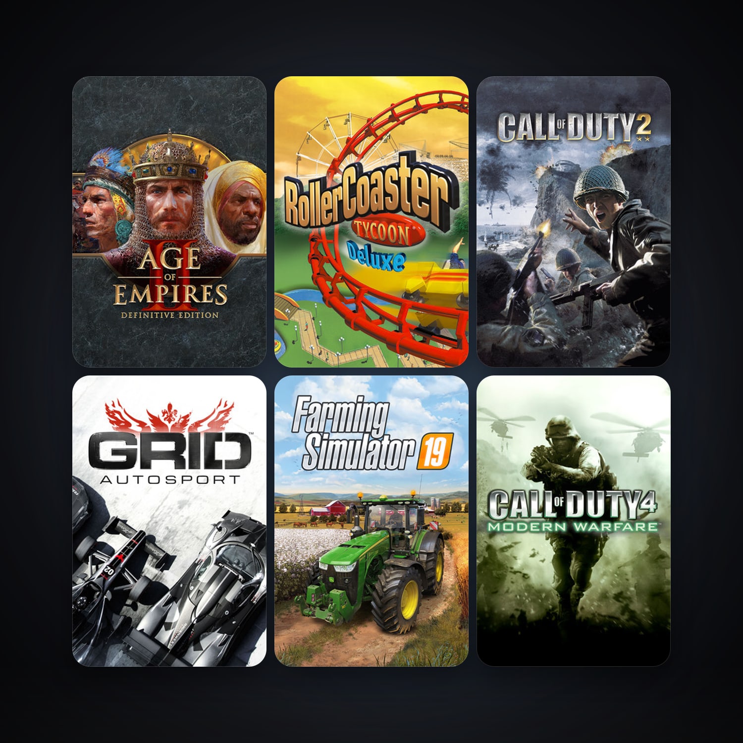 Call of Duty 2 + Free CS2 (No Prime), 12 games, clean — HabibiAccounts