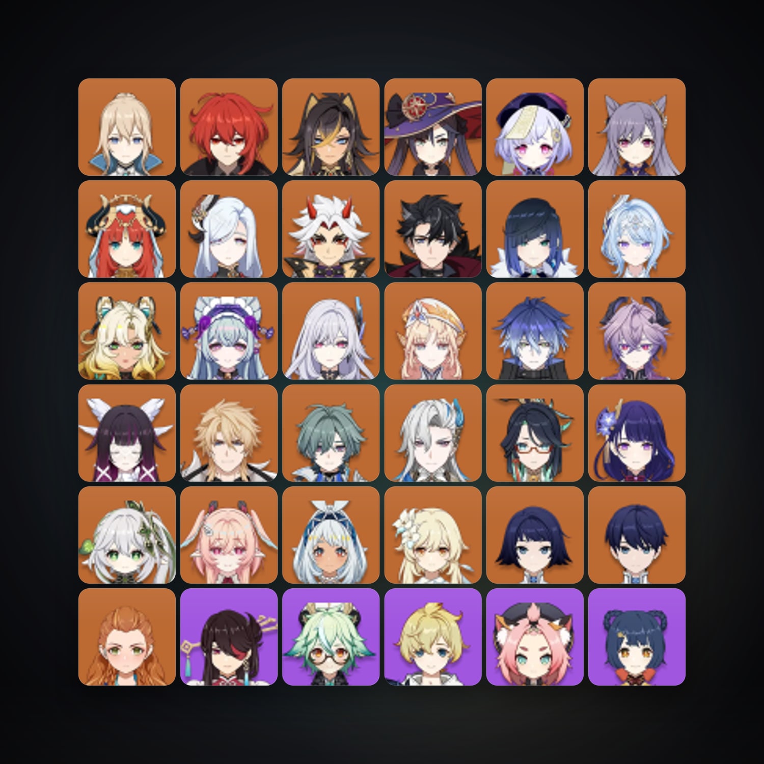 جينشن إمباكت | AR 60 | 81 شخصية | 27× 5★ — HabibiAccounts