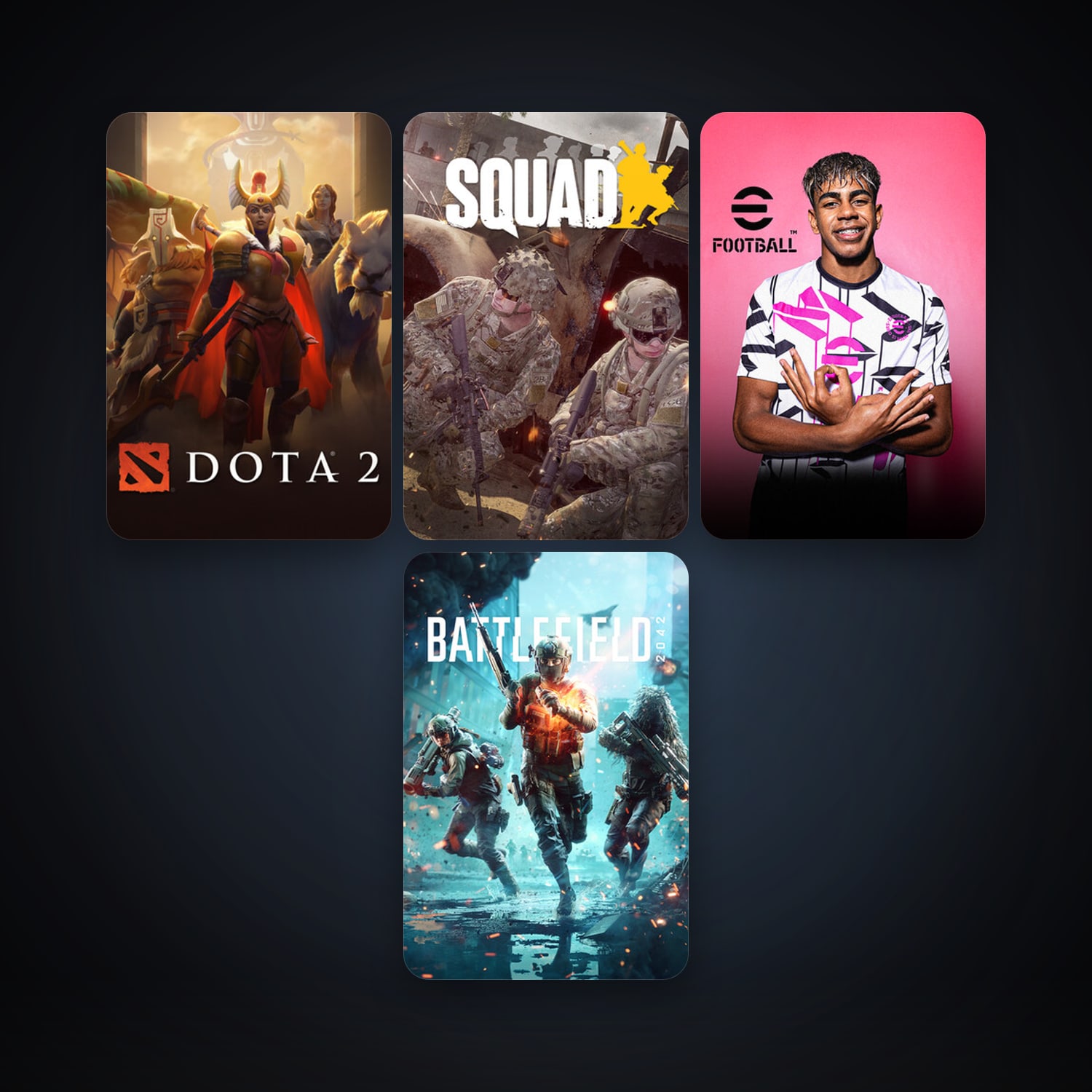 Dota 2 + Arma 3, 8 games, clean — HabibiAccounts