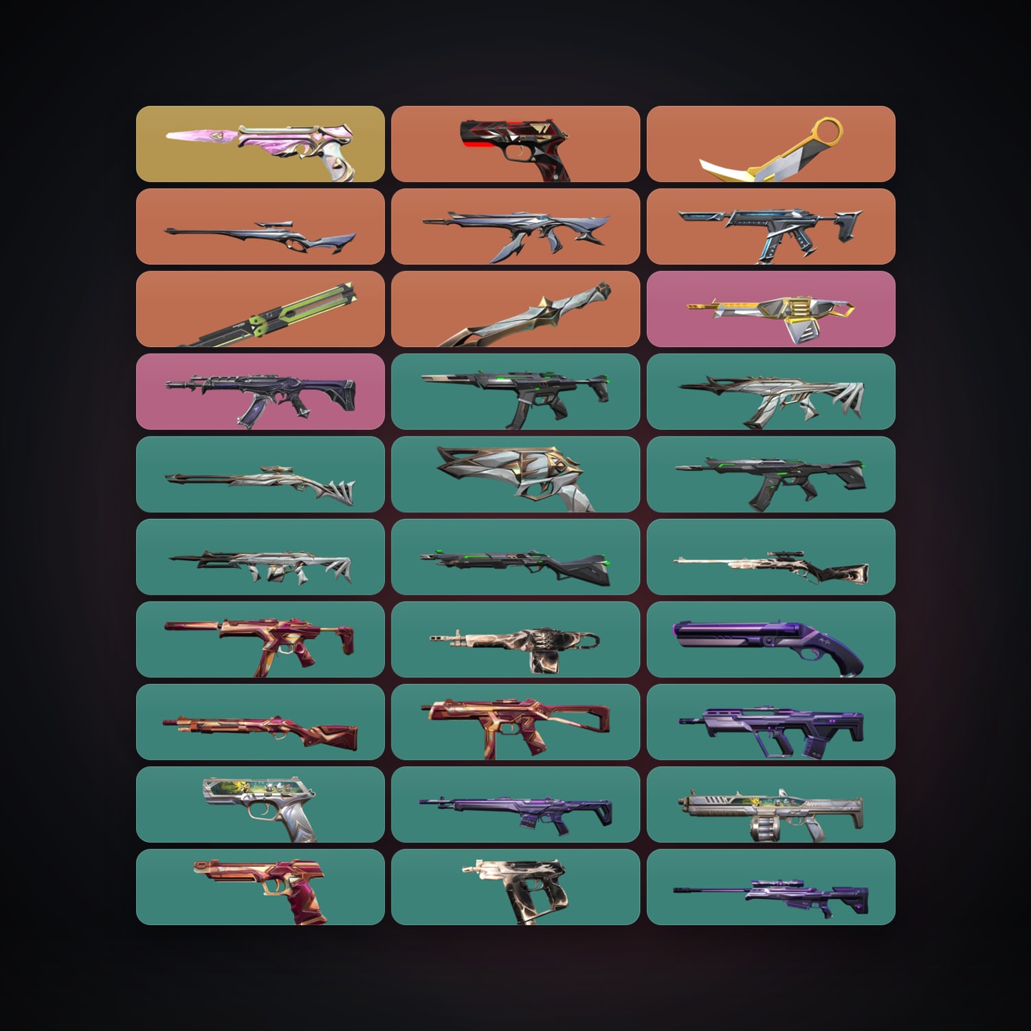 KR Bronze 1 locker — 3 knives, 31 skins, lvl 39 — HabibiAccounts