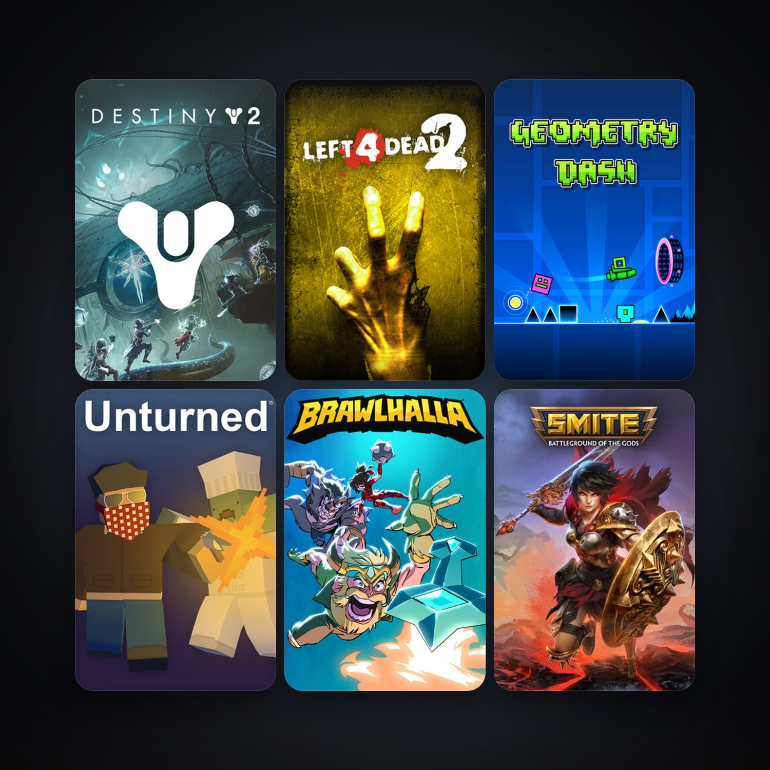 Left 4 Dead 2 + Portal 2, 57 games, clean — HabibiAccounts
