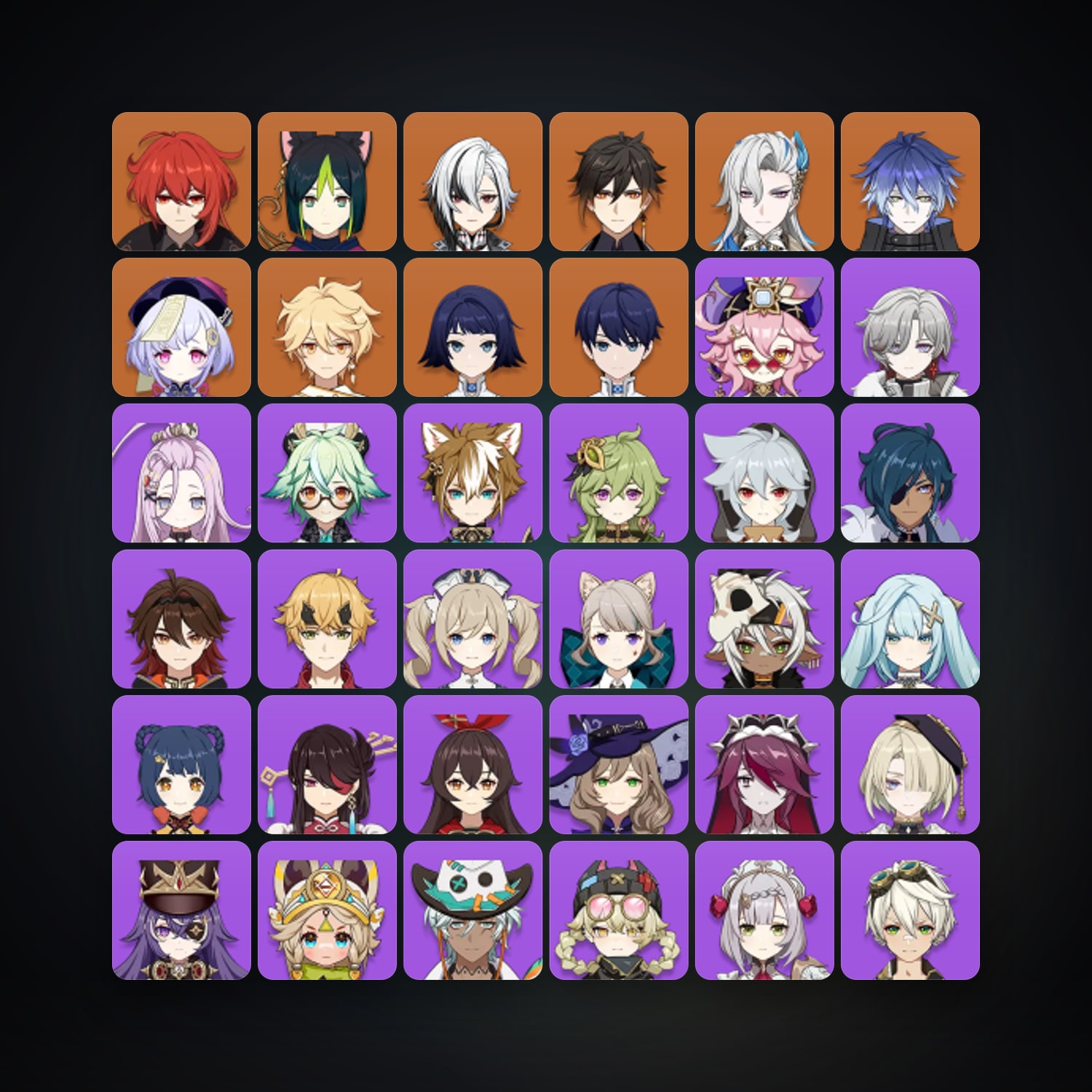 Genshin Impact | AR 56 | 38 Chars | 7× 5★ — Genshin / miHoYo Account — HabibiAccounts