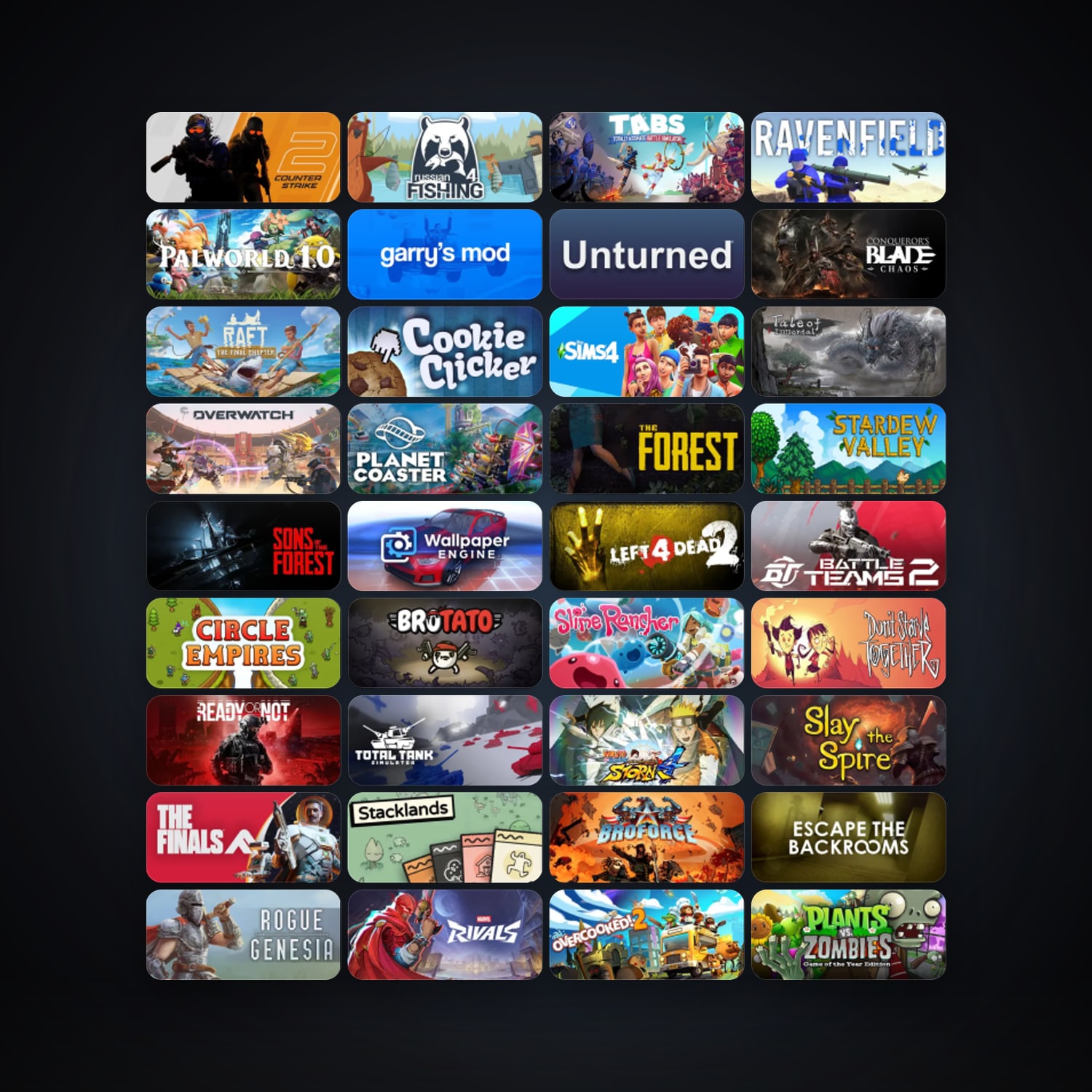 Steam 202 games, Steam 11, clean — HabibiAccounts